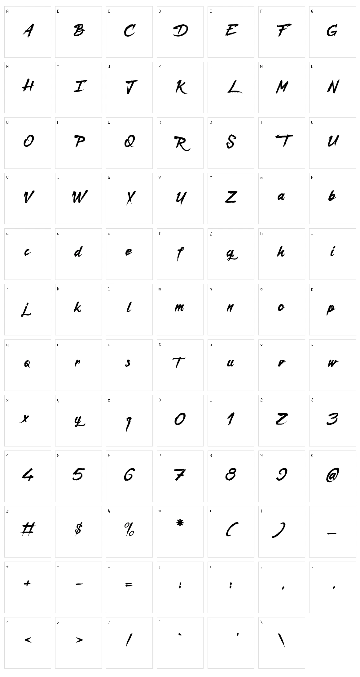 Captain Redemption Character Set