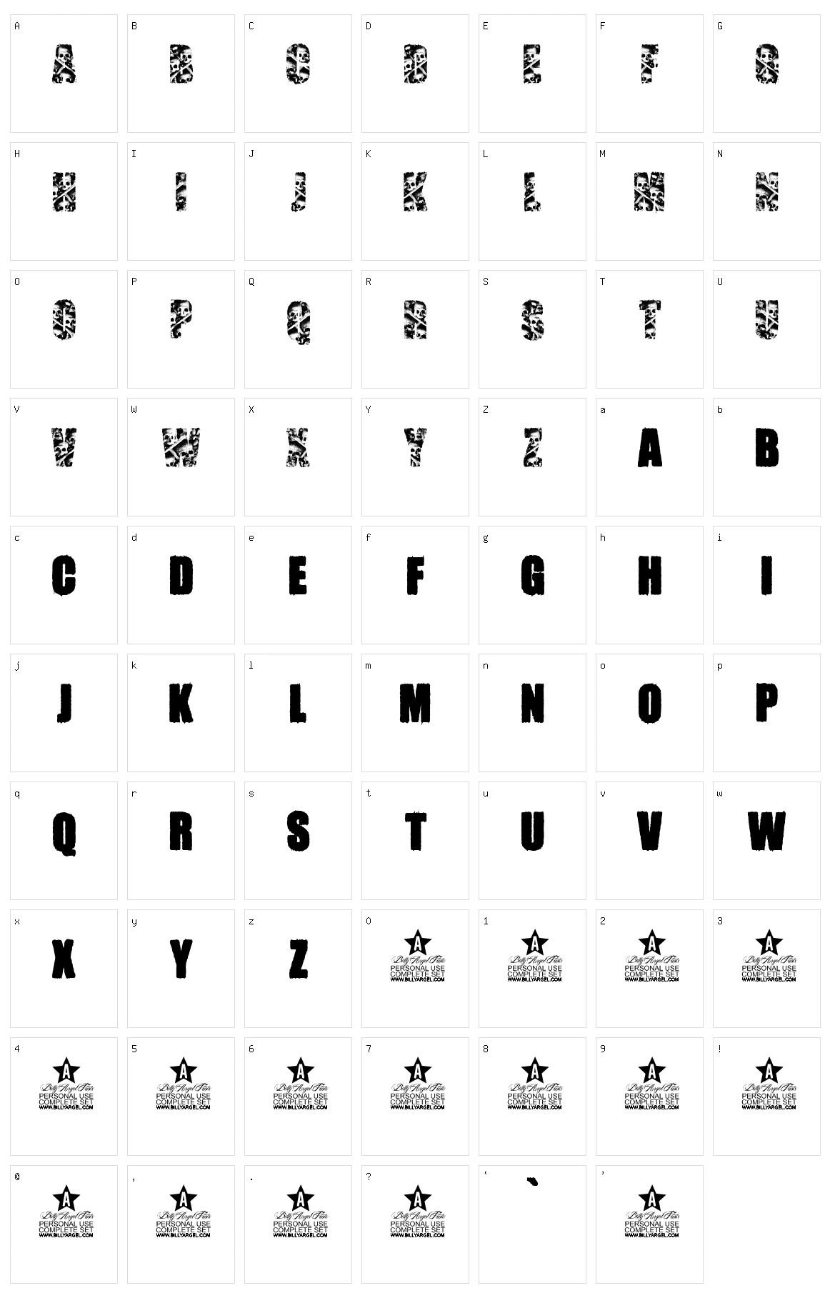 Creator Character Set