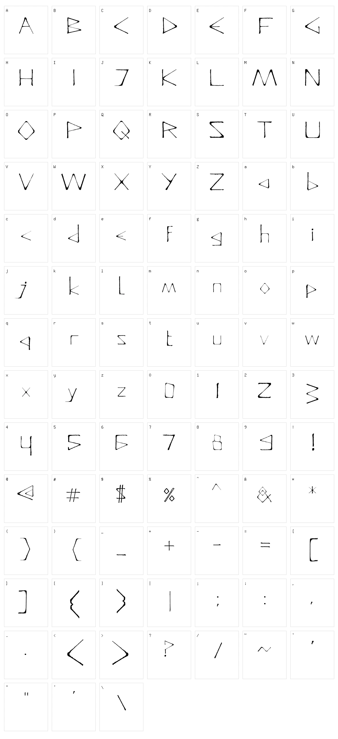 Deadly Character Set
