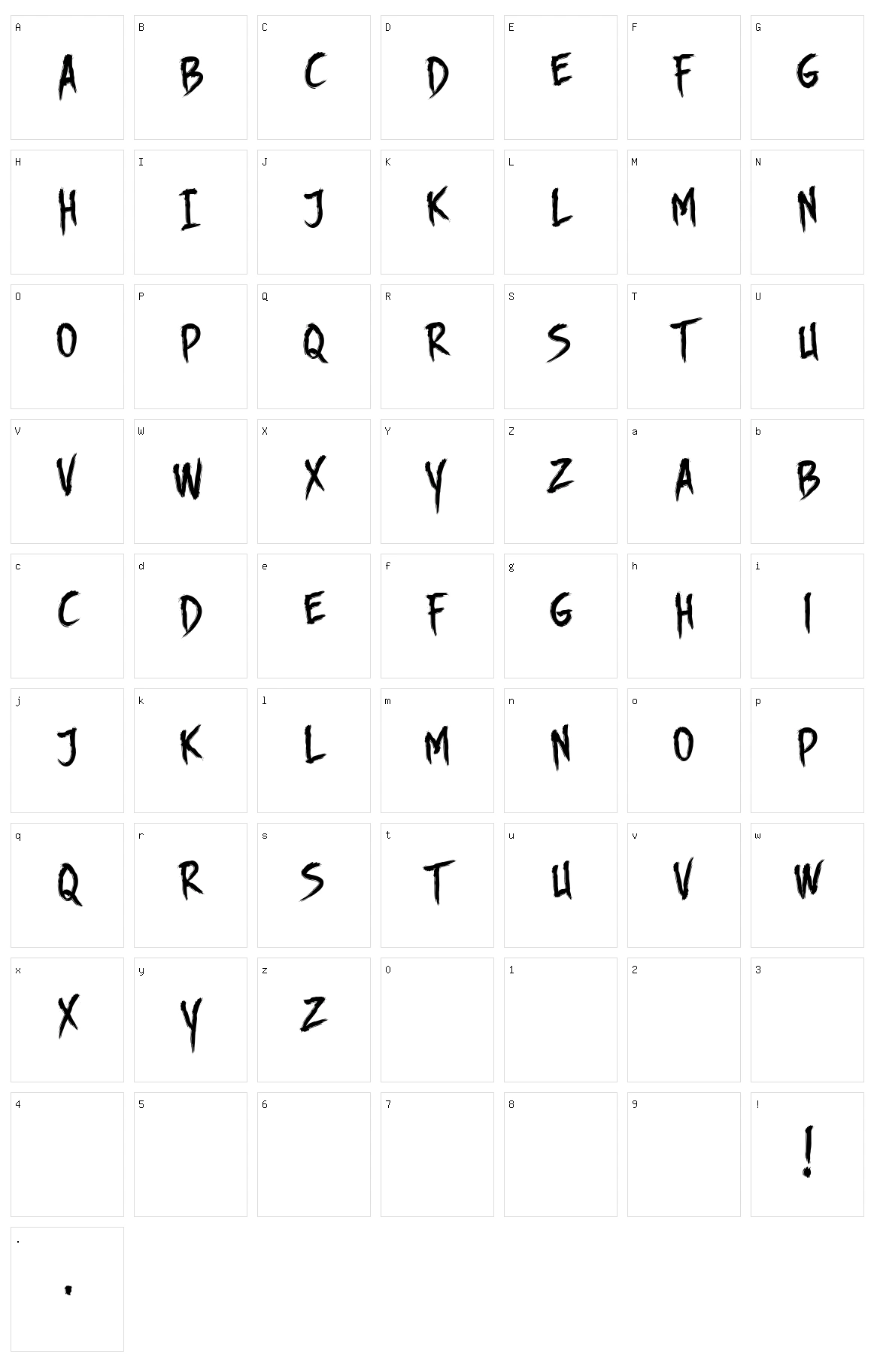 DHF Story Brush Character Set