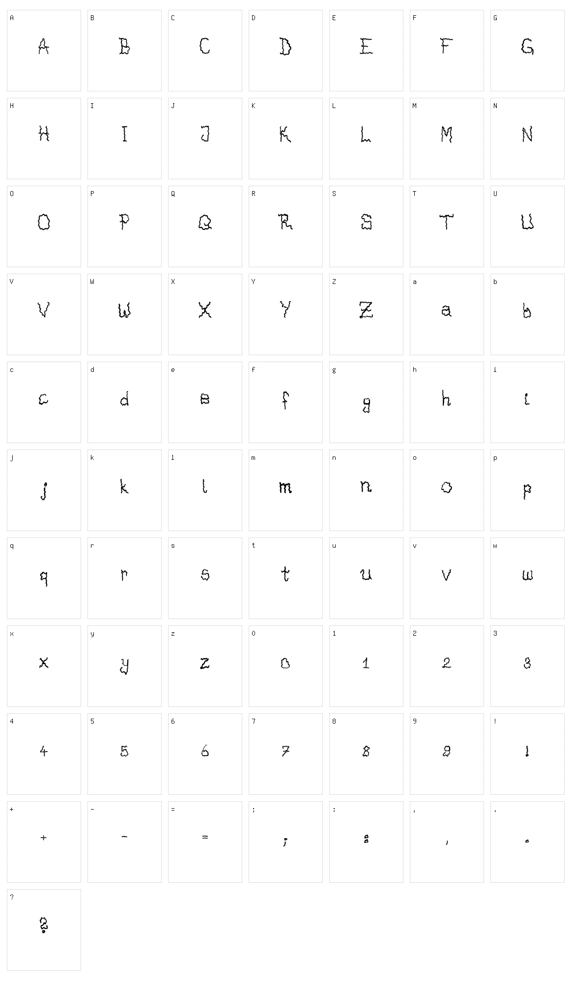 Drunken Horror Ghost Character Set