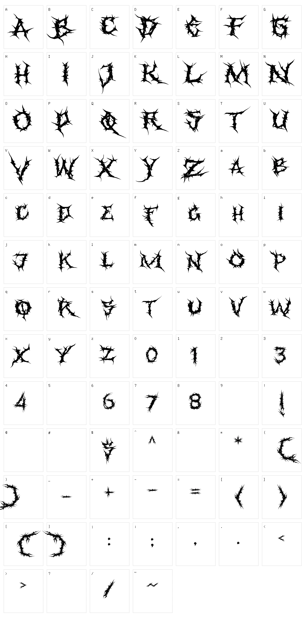 Faceless Character Set