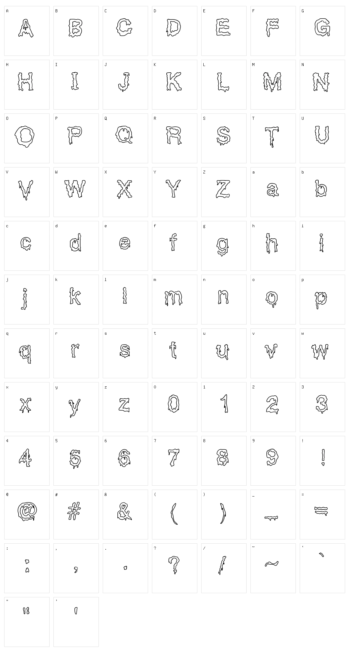Got Brain Character Set
