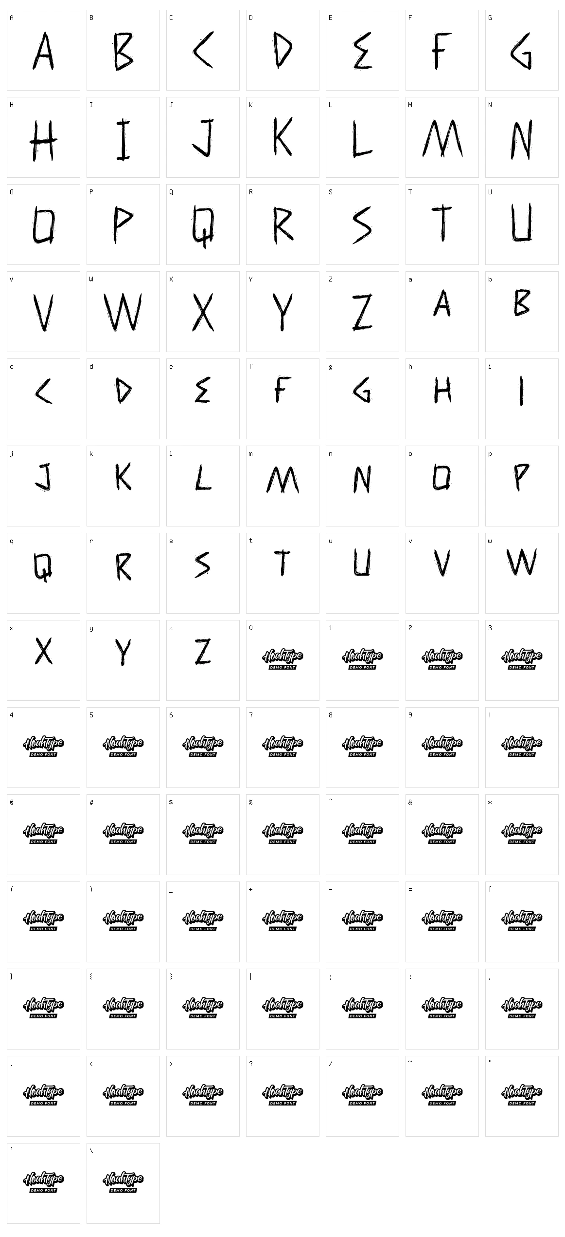 Horor Drama Character Set