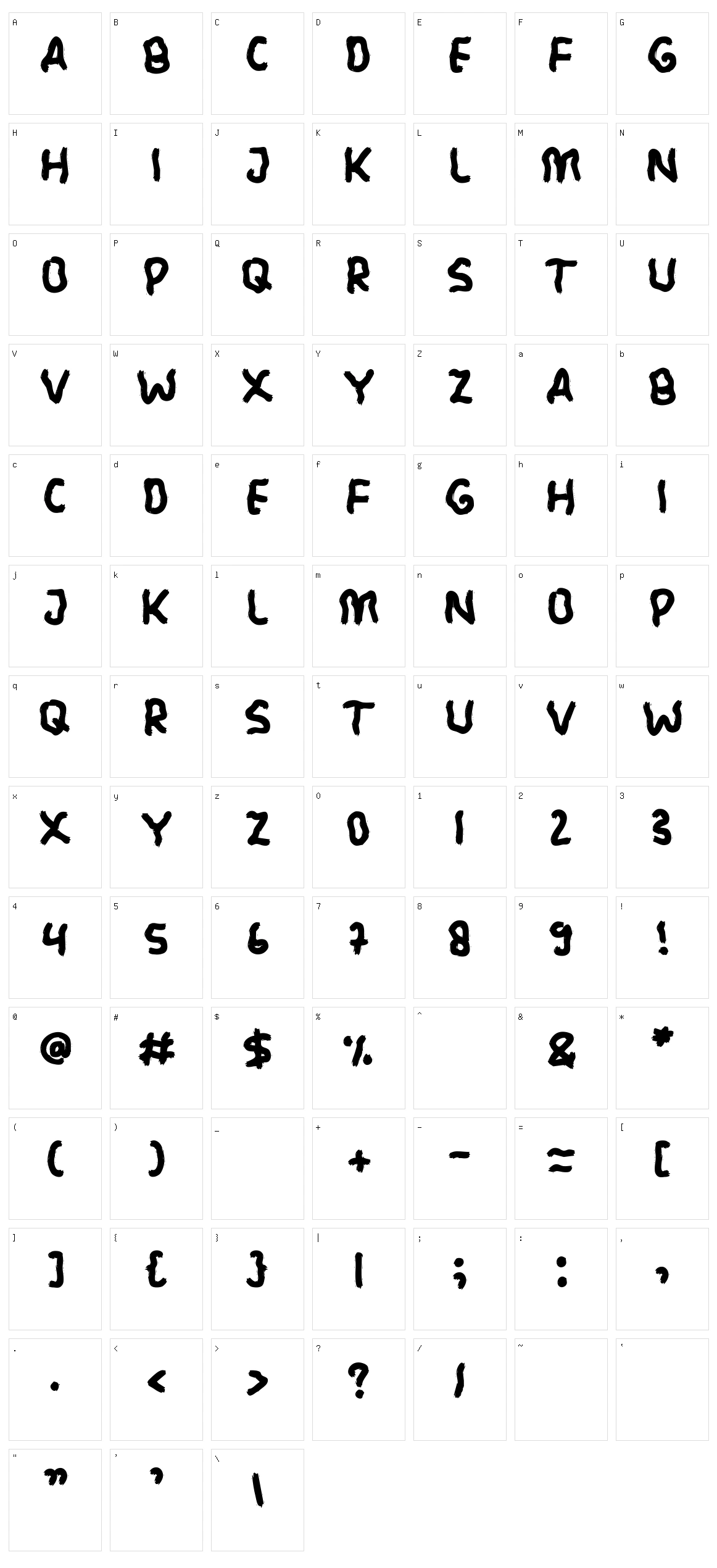 Hunting Night Character Set