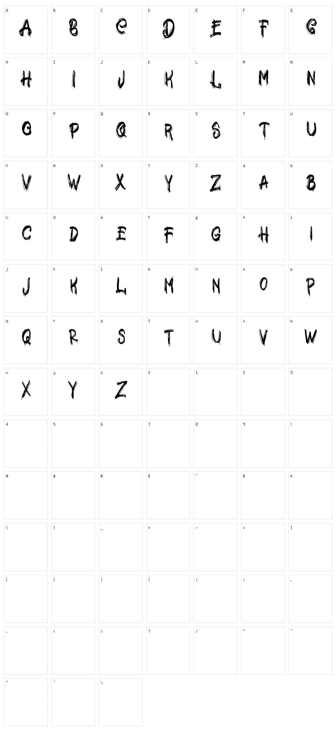 Jocker Character Set