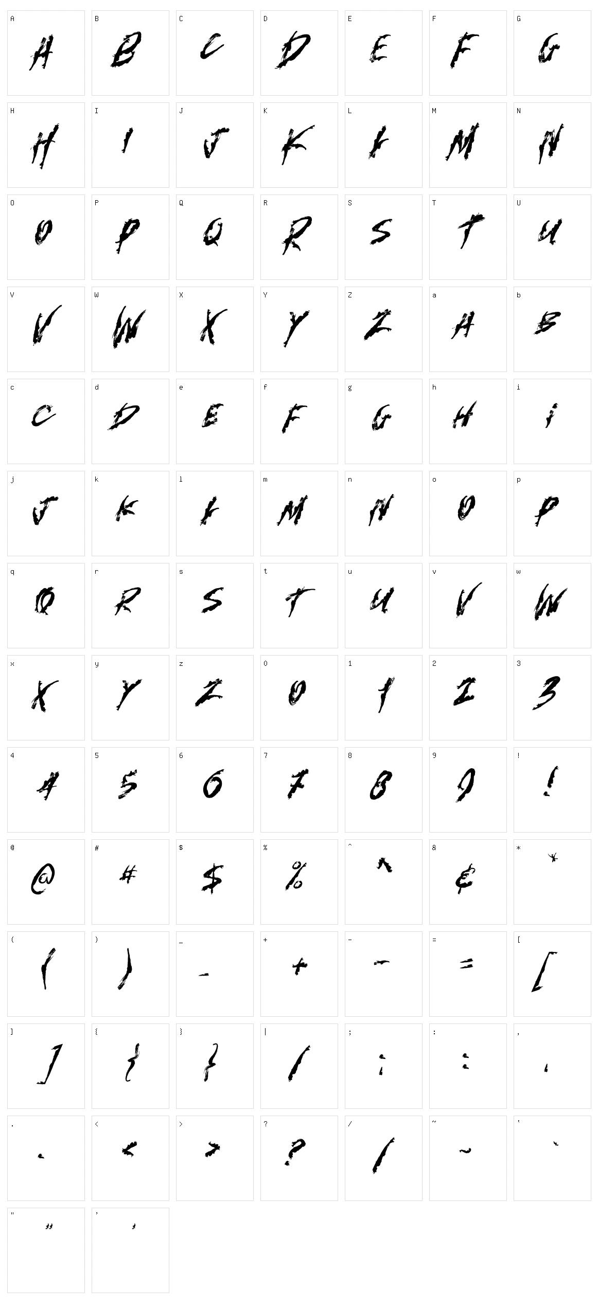 Kosan Murah! Character Set