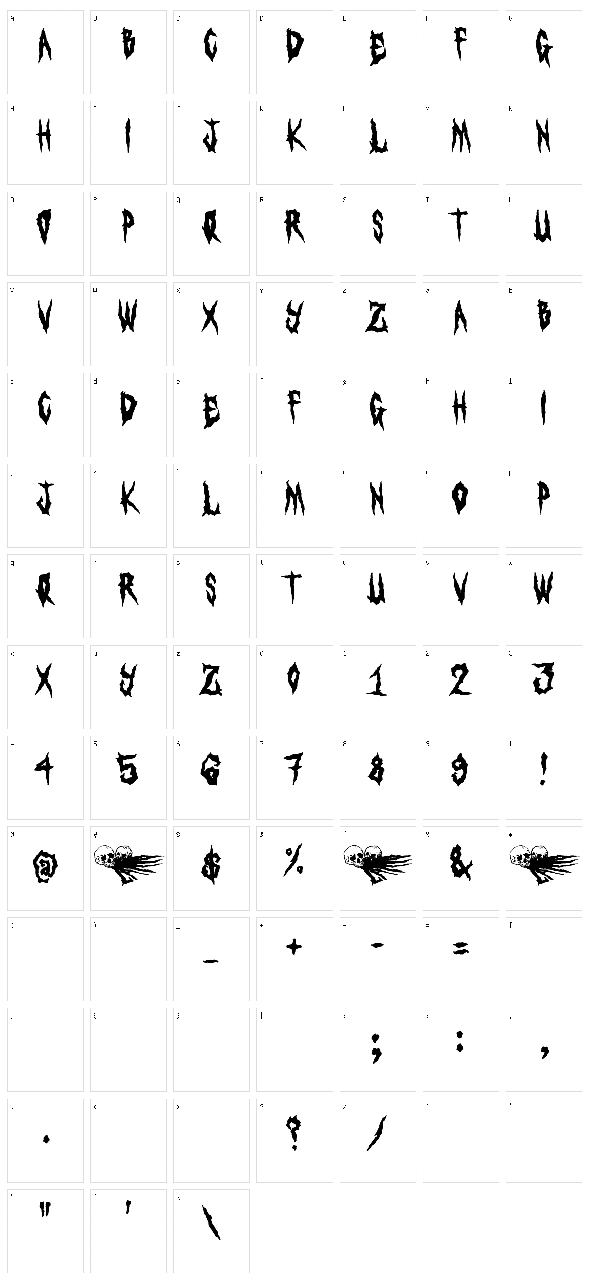 Lamebrains Character Set