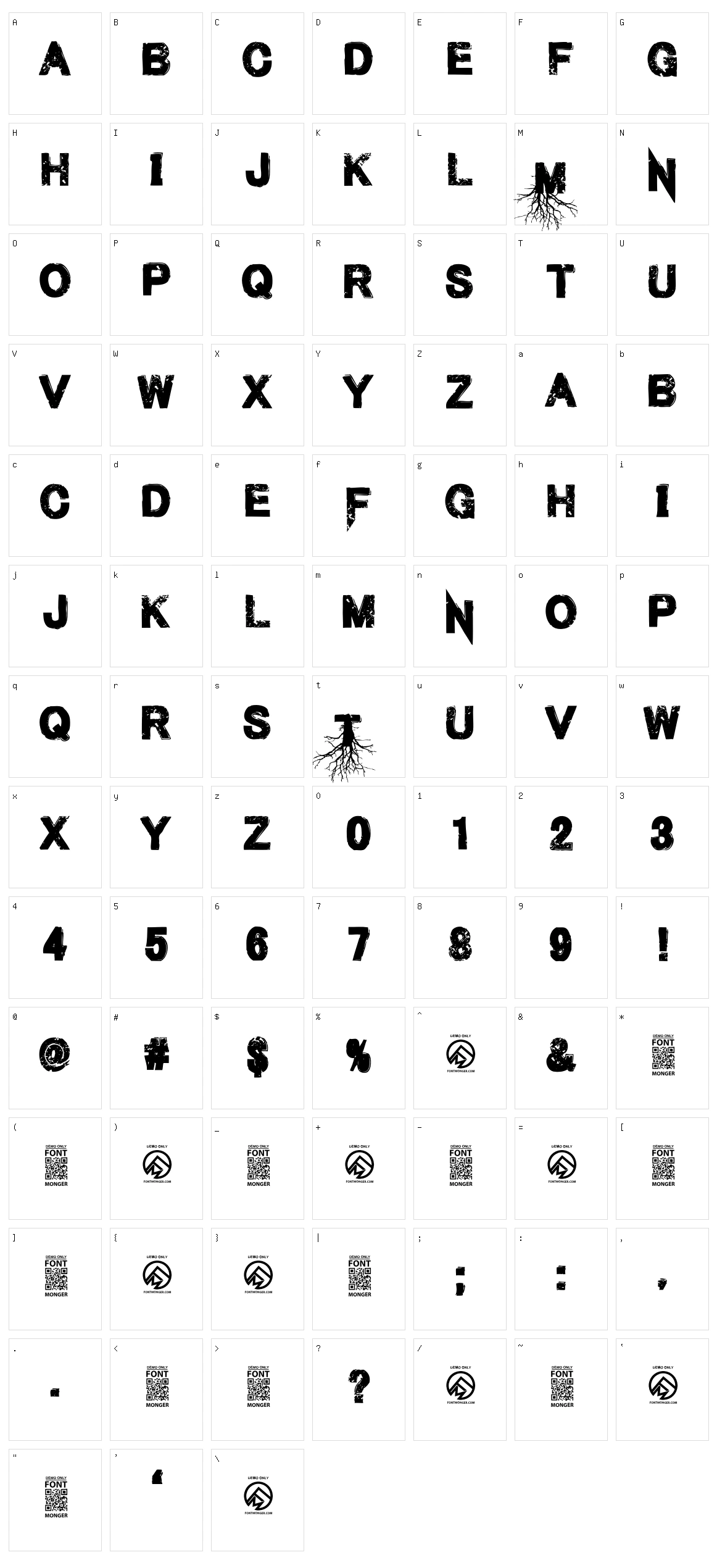 Men of Nihilist Character Set