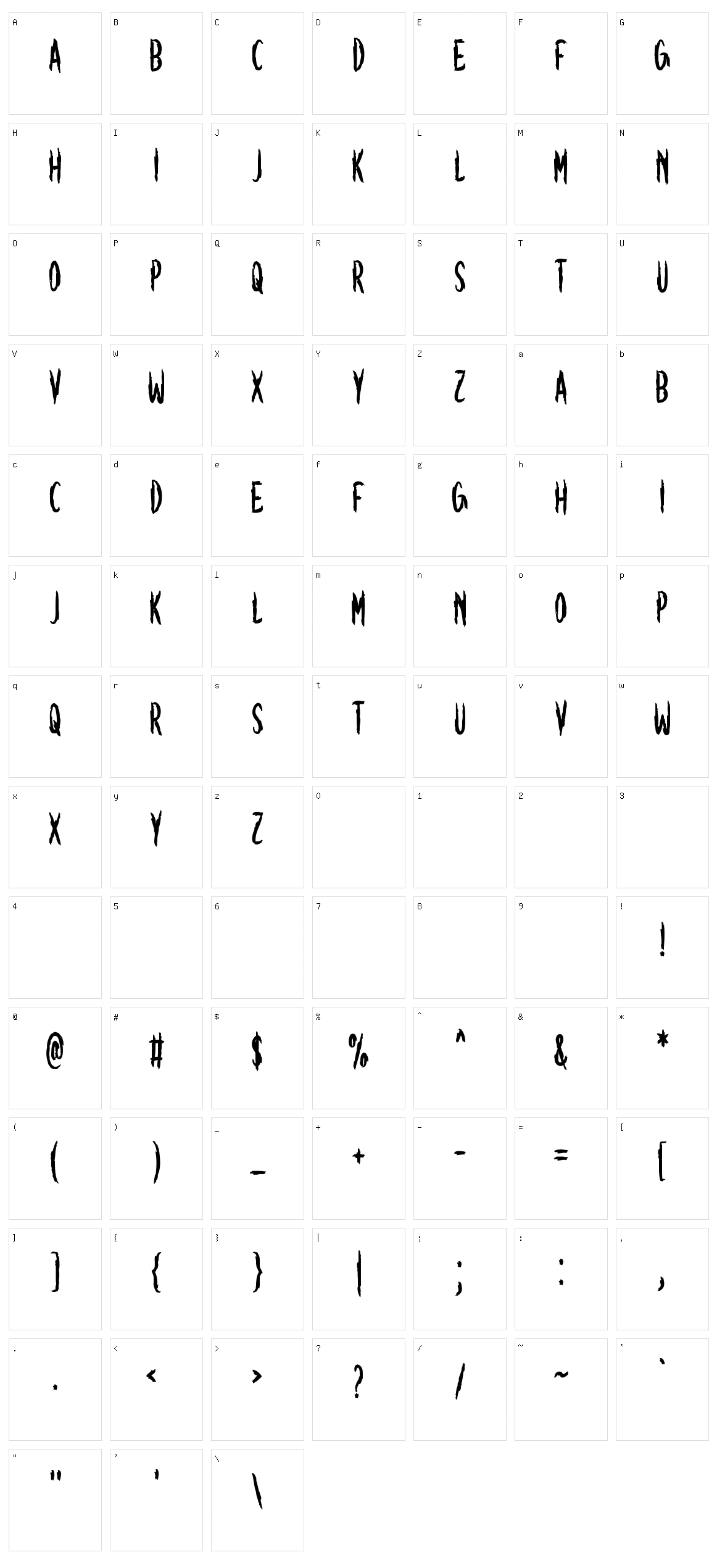 Musicality Character Set