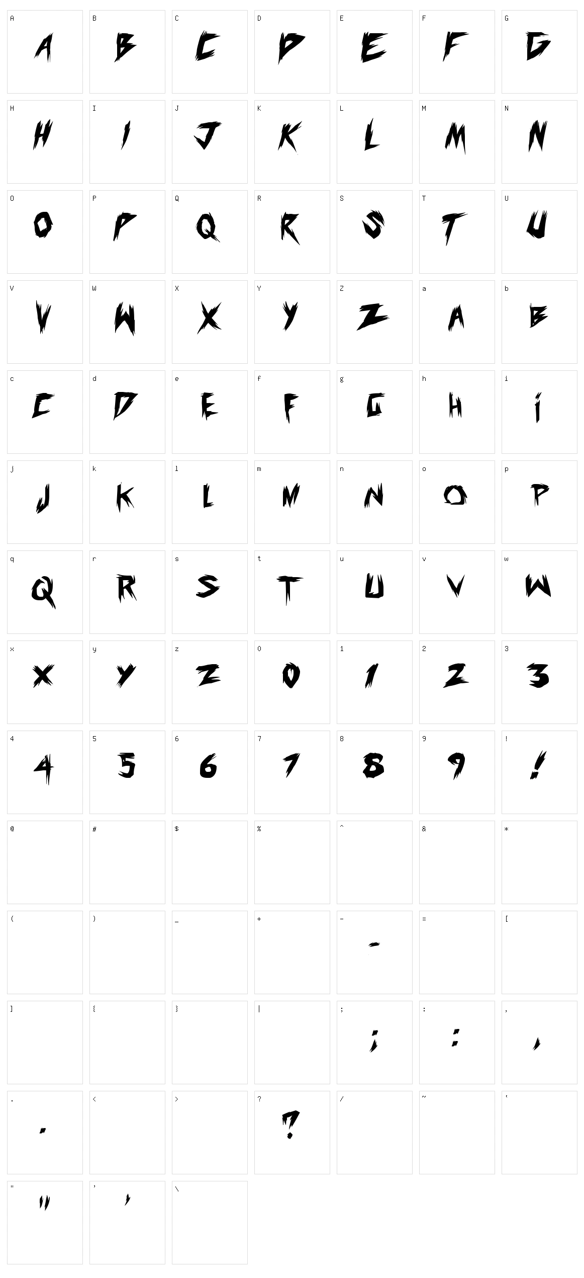 Old Evils Character Set