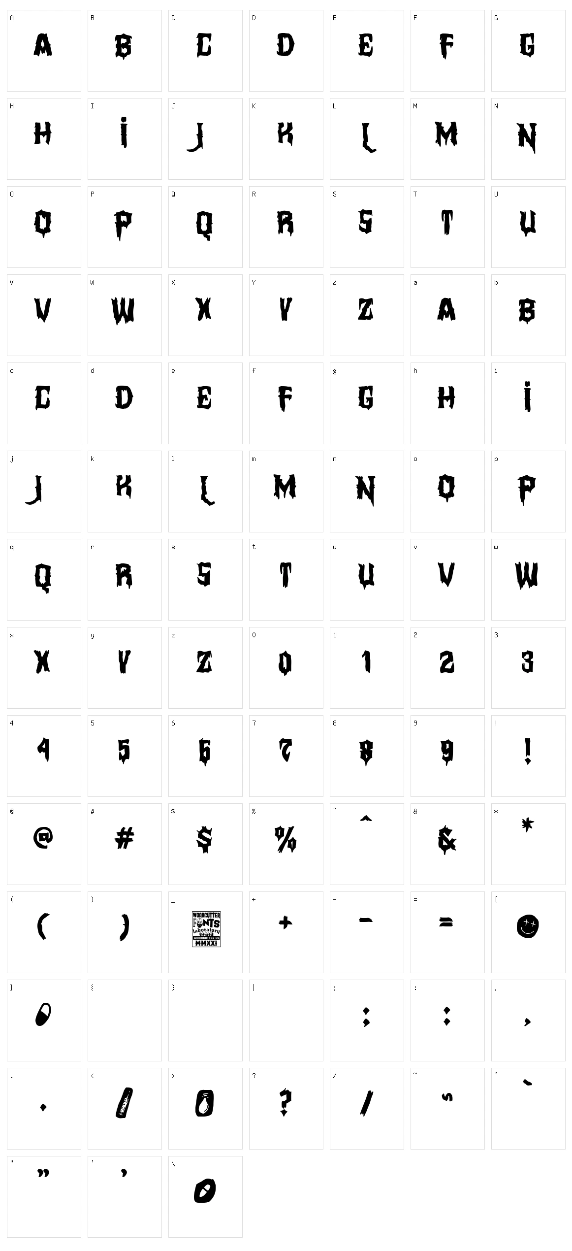 PolitoxicÃ³mano Character Set