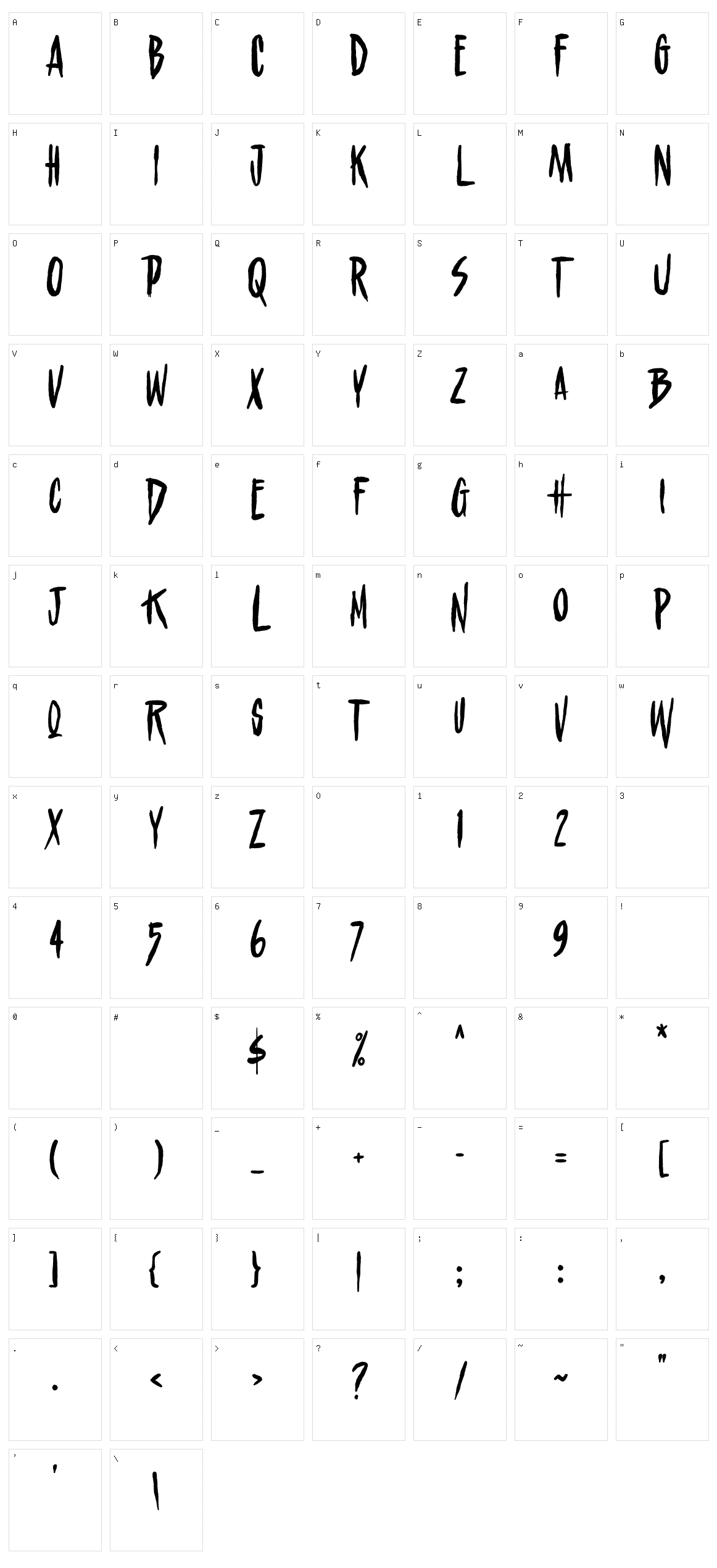 Psychomachy Character Set