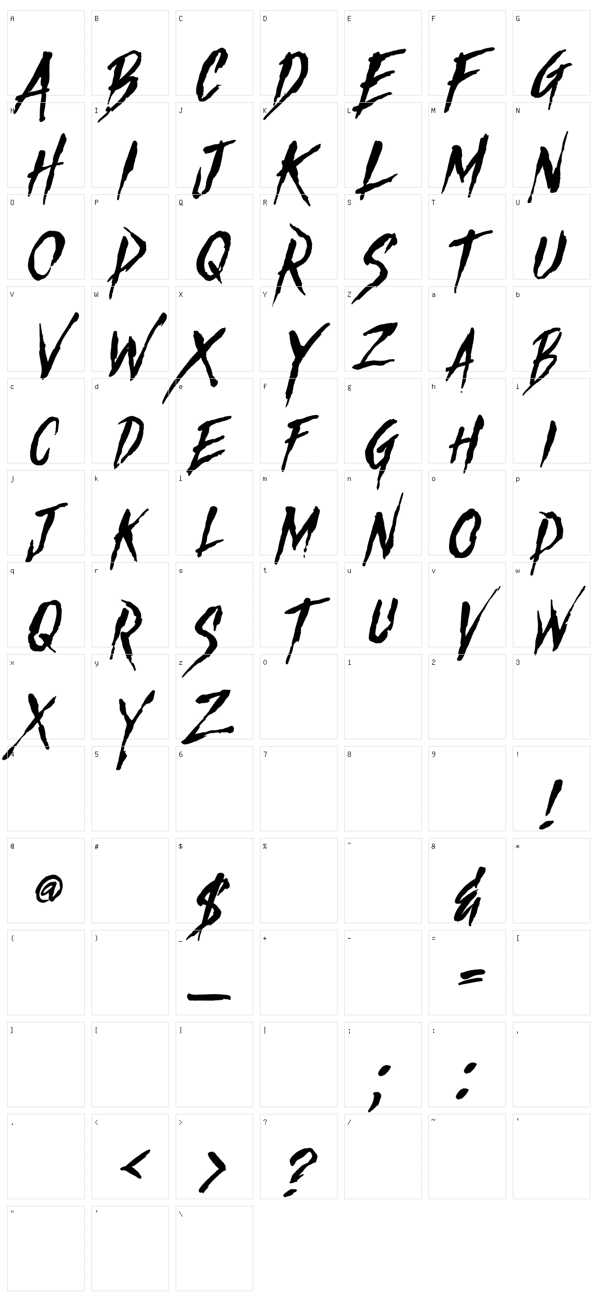 Something Unfriendly Character Set