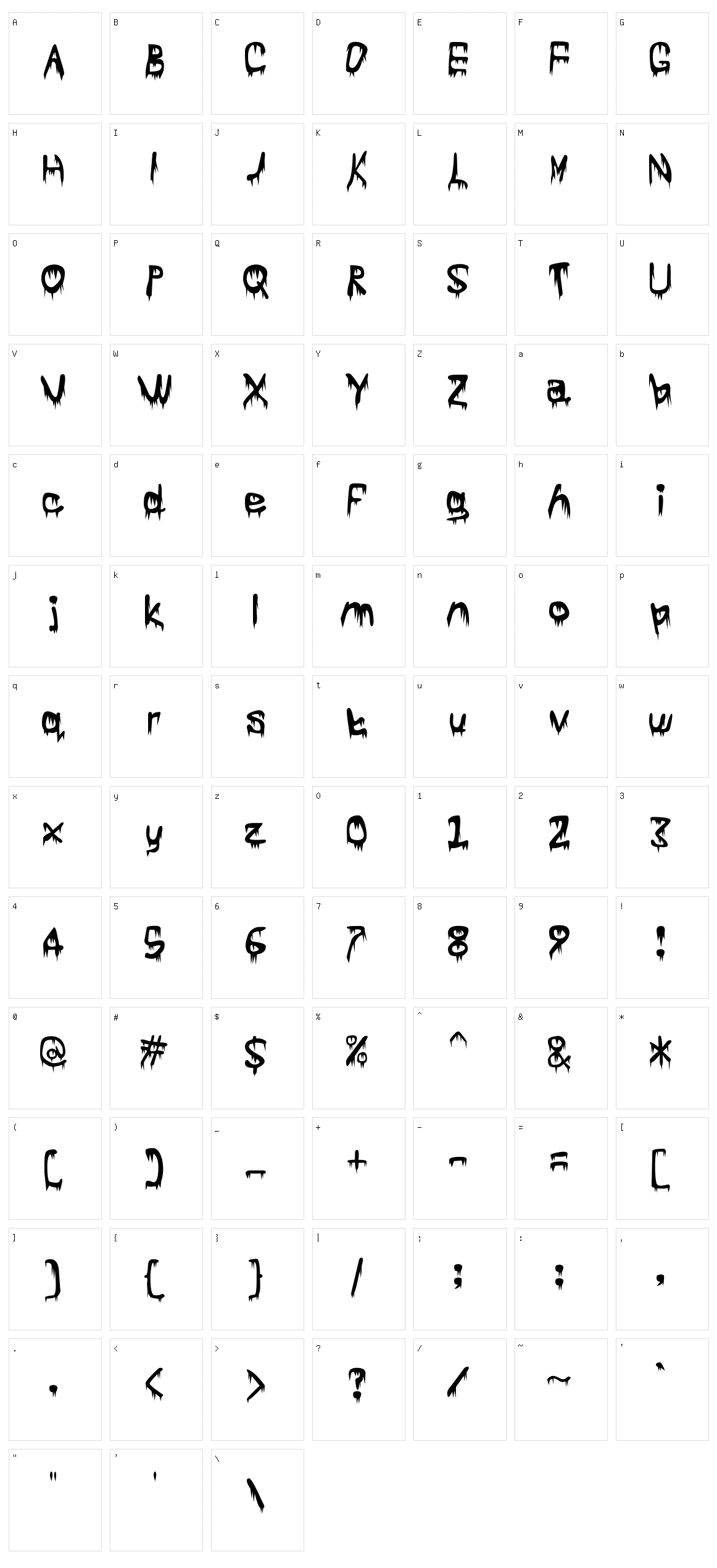 Subtlety Character Set