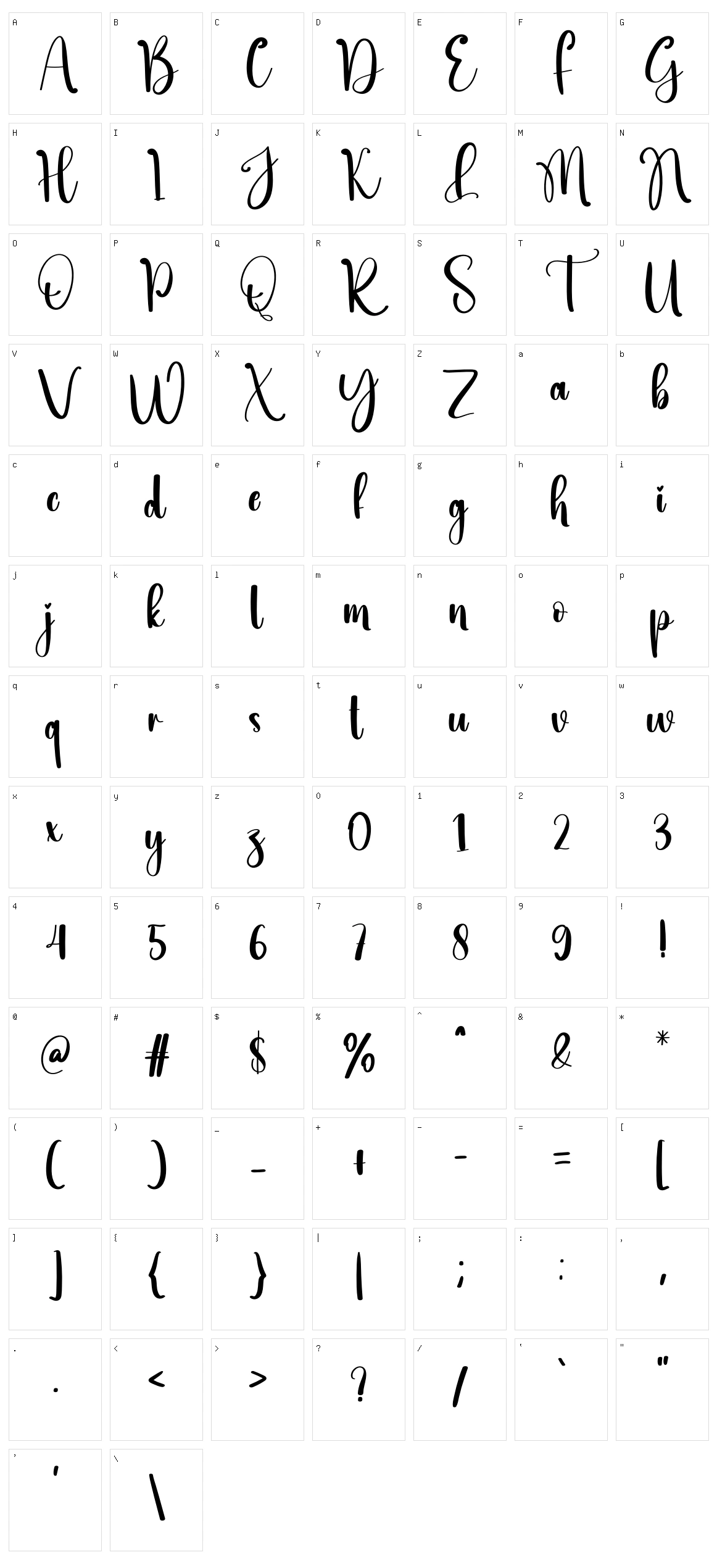 Stick Character Set