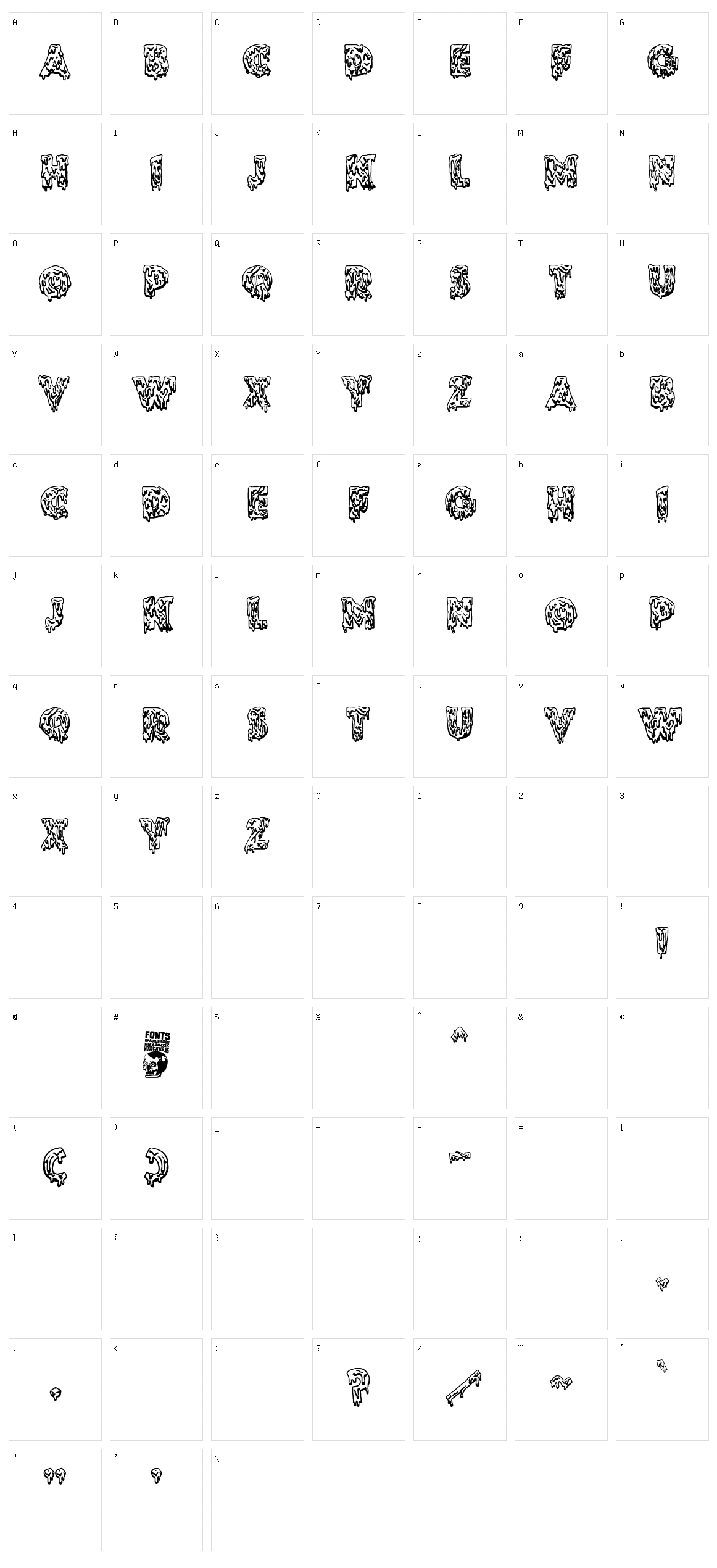The Matadero Character Set