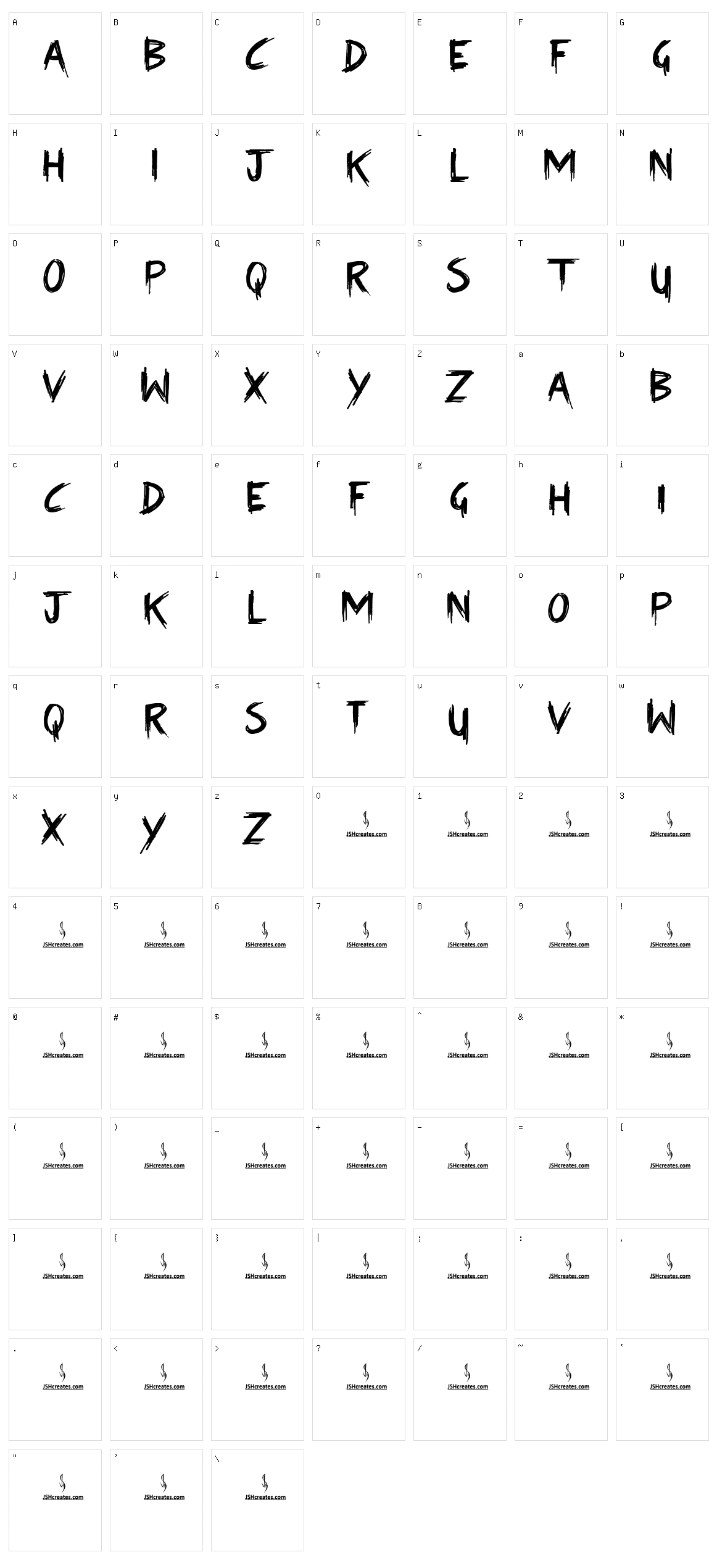 Time Stop Character Set