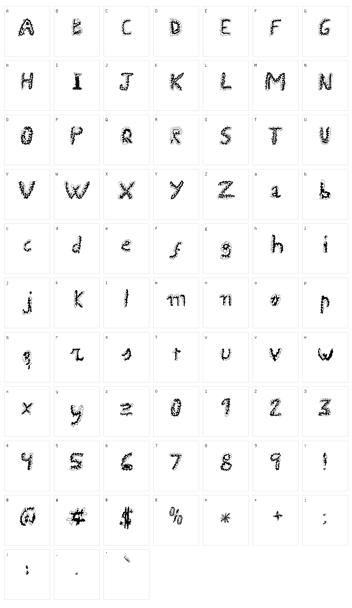 Uroboros Character Set