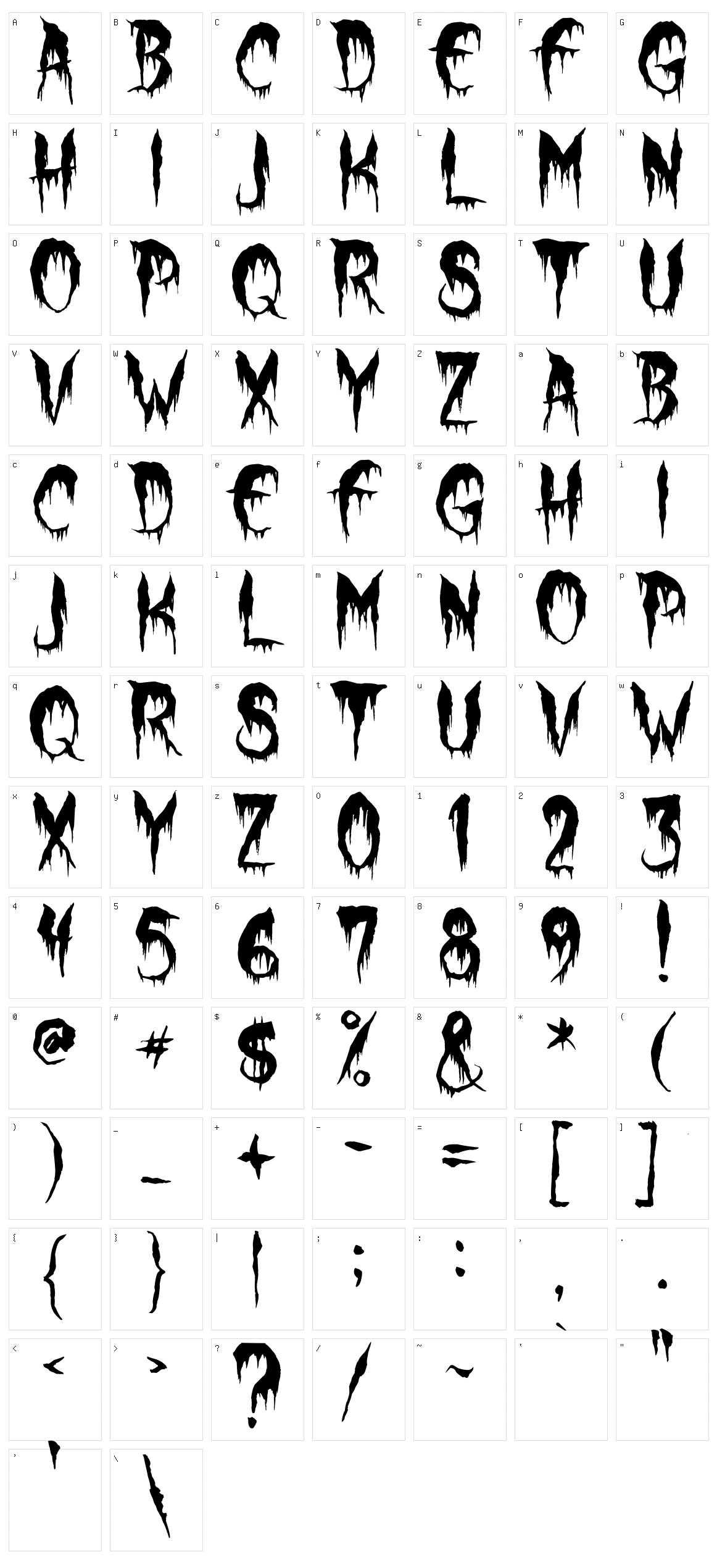 Werewolf Moon Character Set