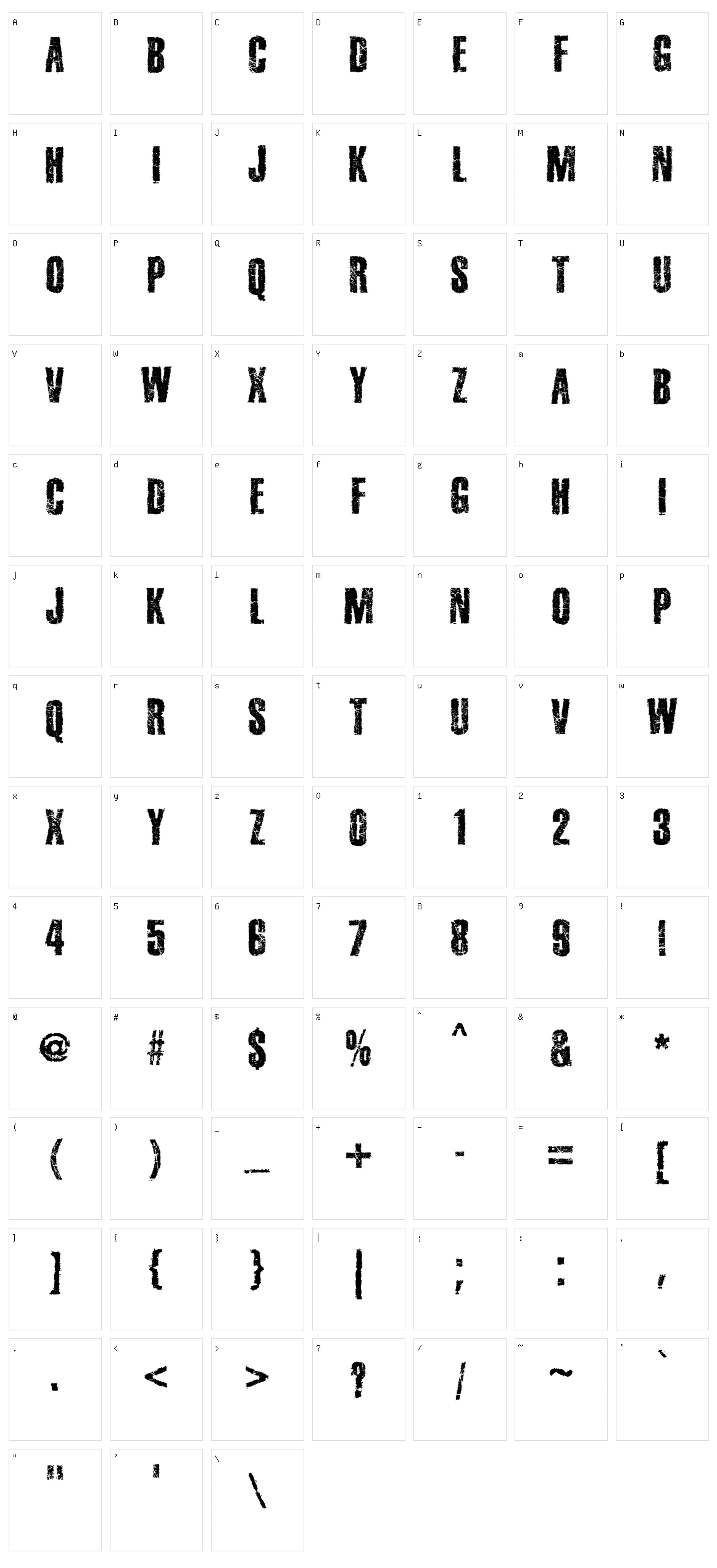 Bad Suabia Swing Character Set