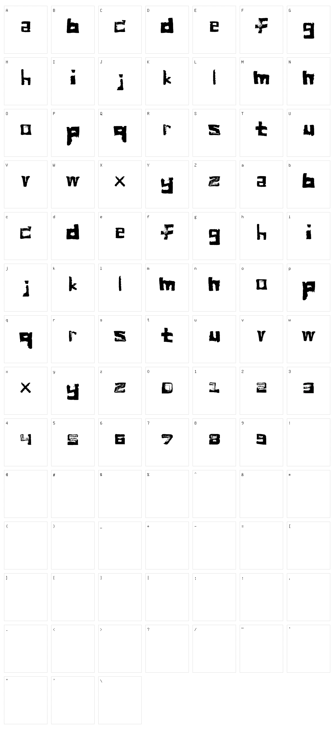 Bread Character Set