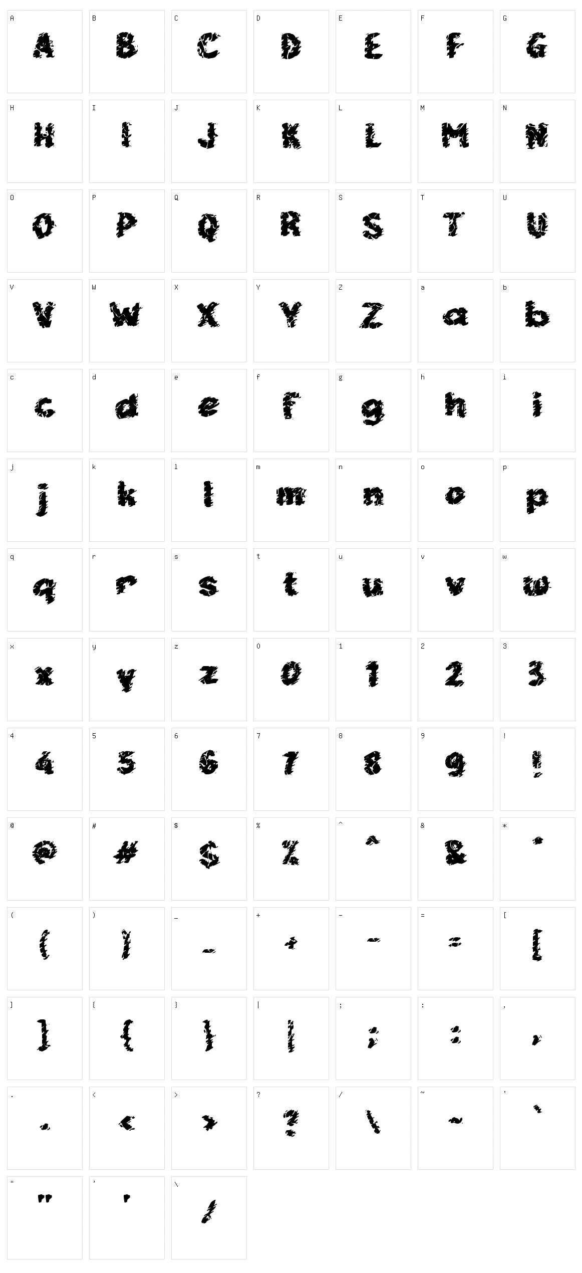 c Cemoreng Character Set