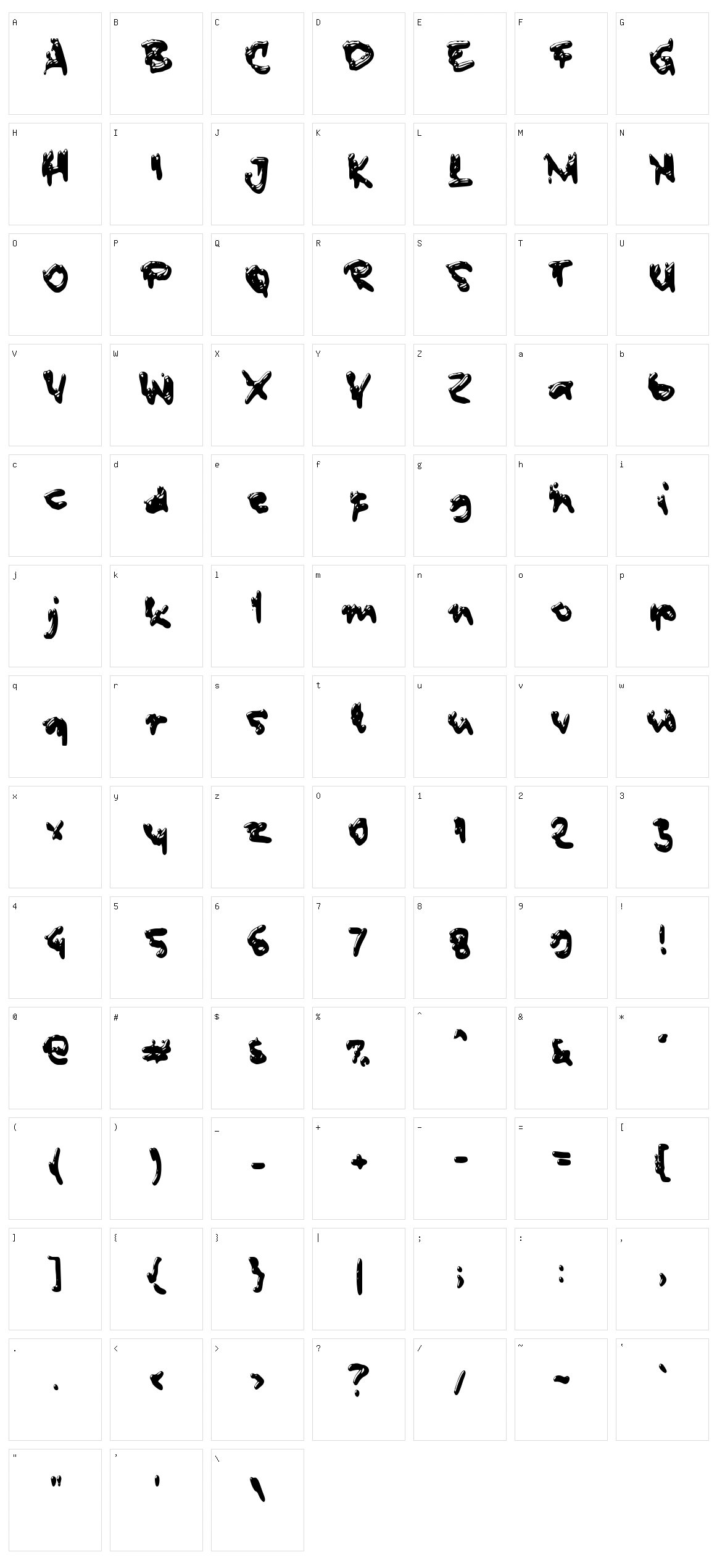 c Cemstra Character Set