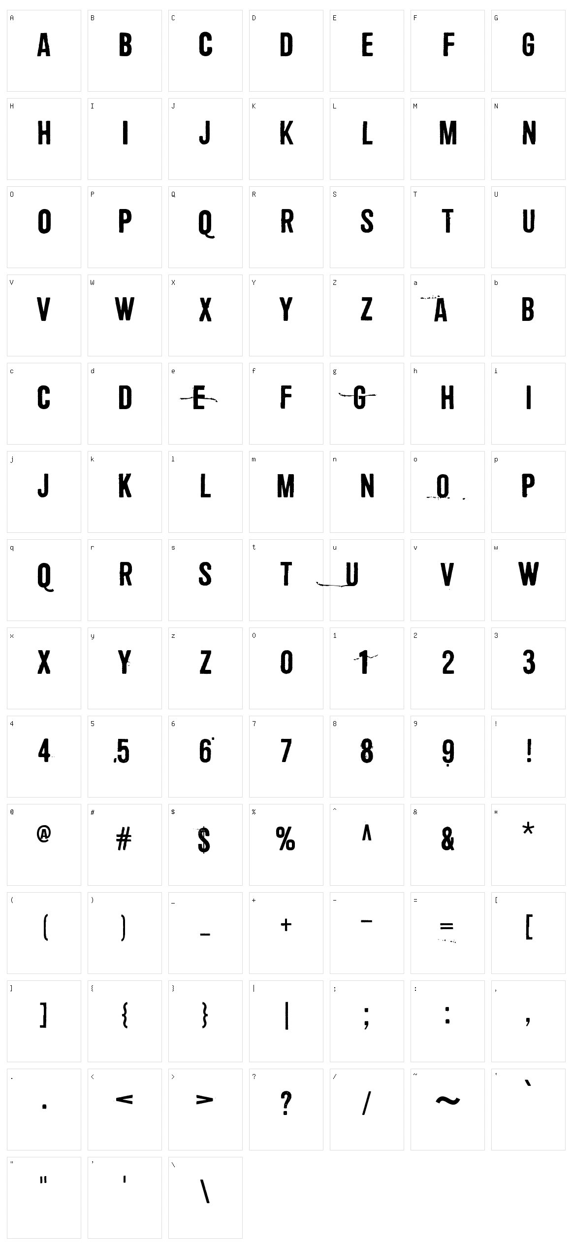 Central European Time Character Set