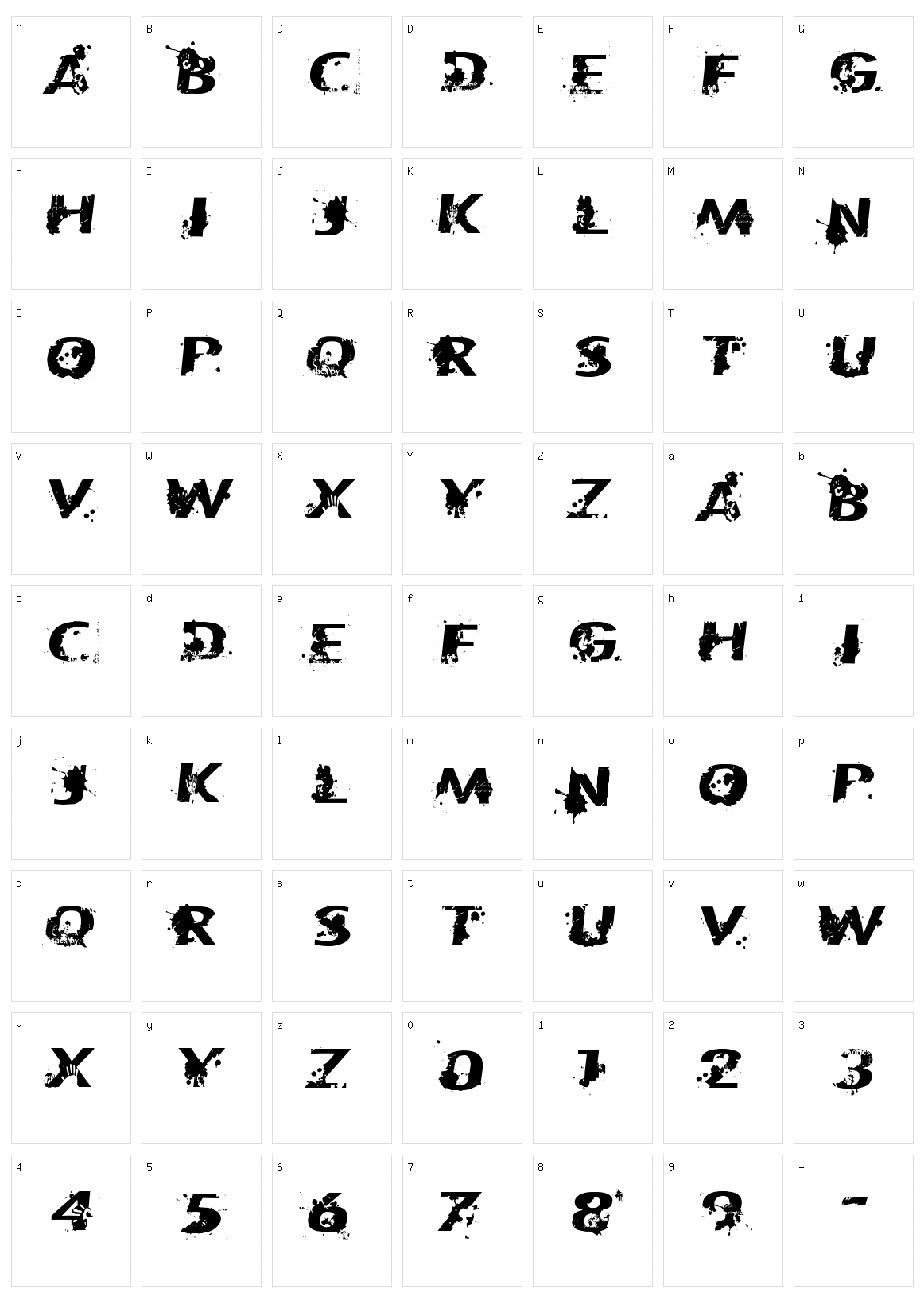 CF Patriotes 1837 Character Set