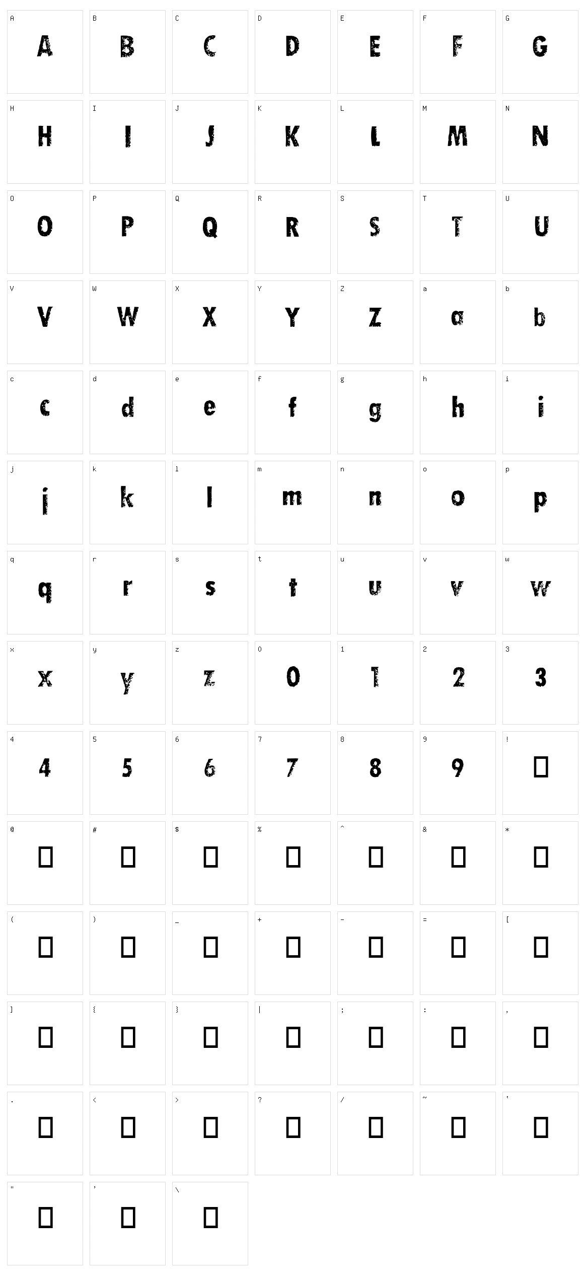 Dirty Socks Skinny Character Set