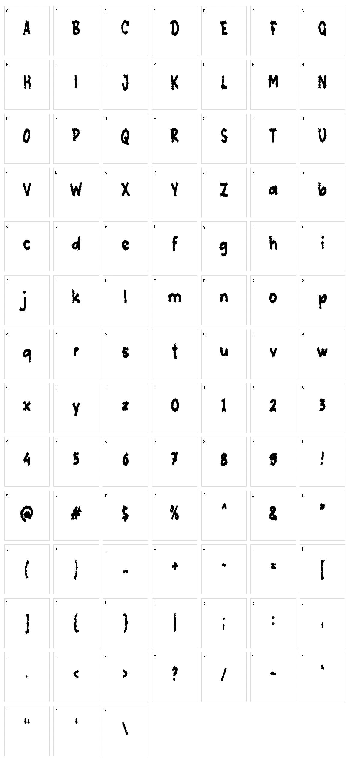 e Eram Character Set