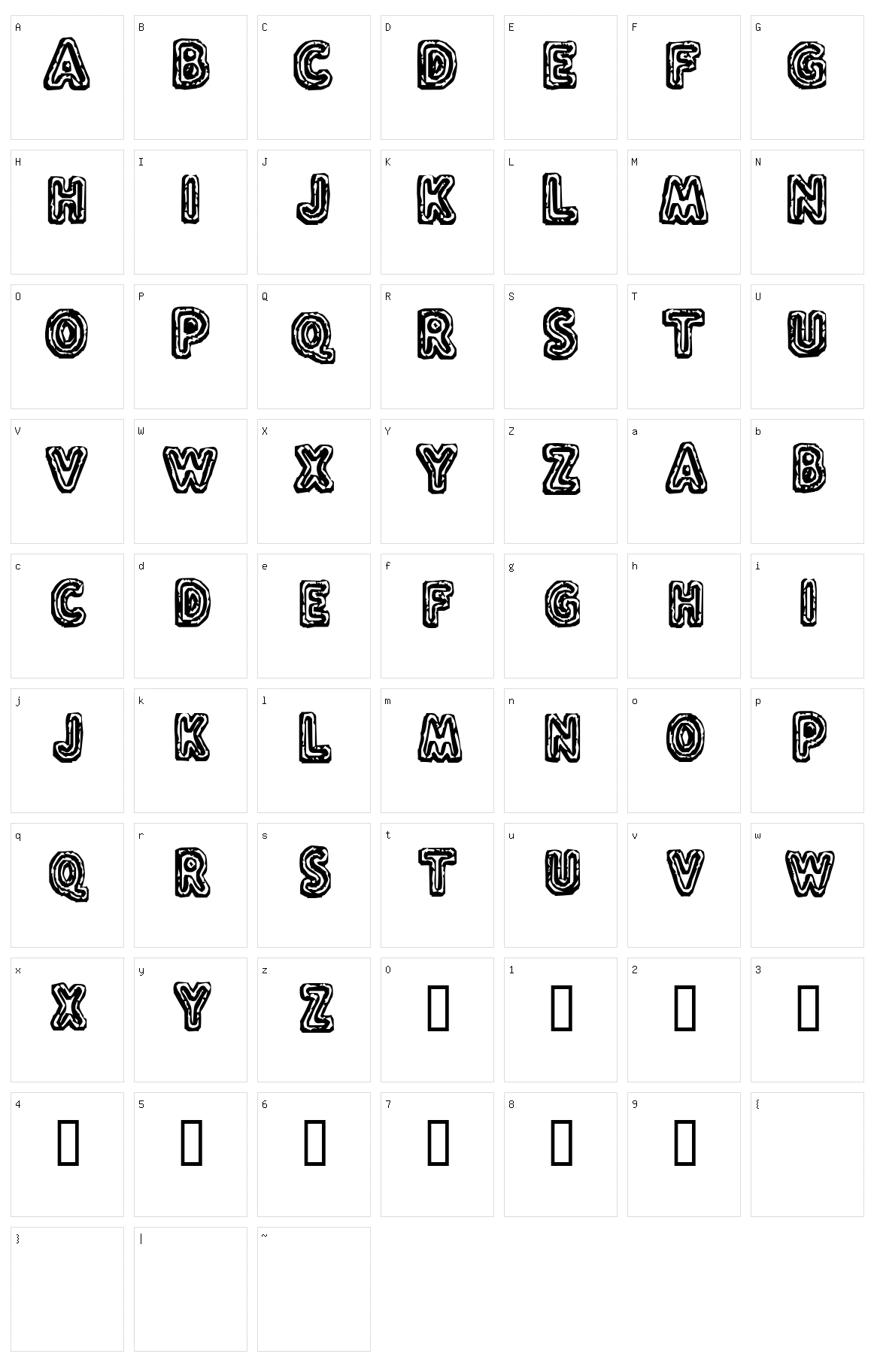Flux Capacitor Character Set