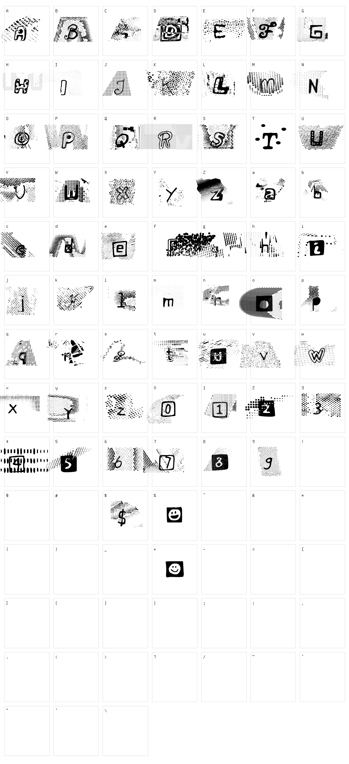 Forbidden Resolution Character Set