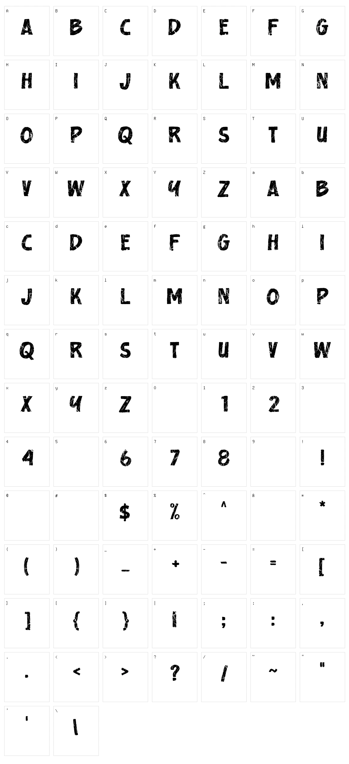 Good Explorer Character Set