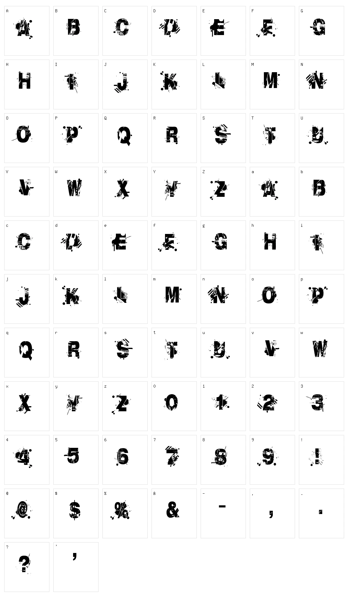 Liberty City Ransom Character Set