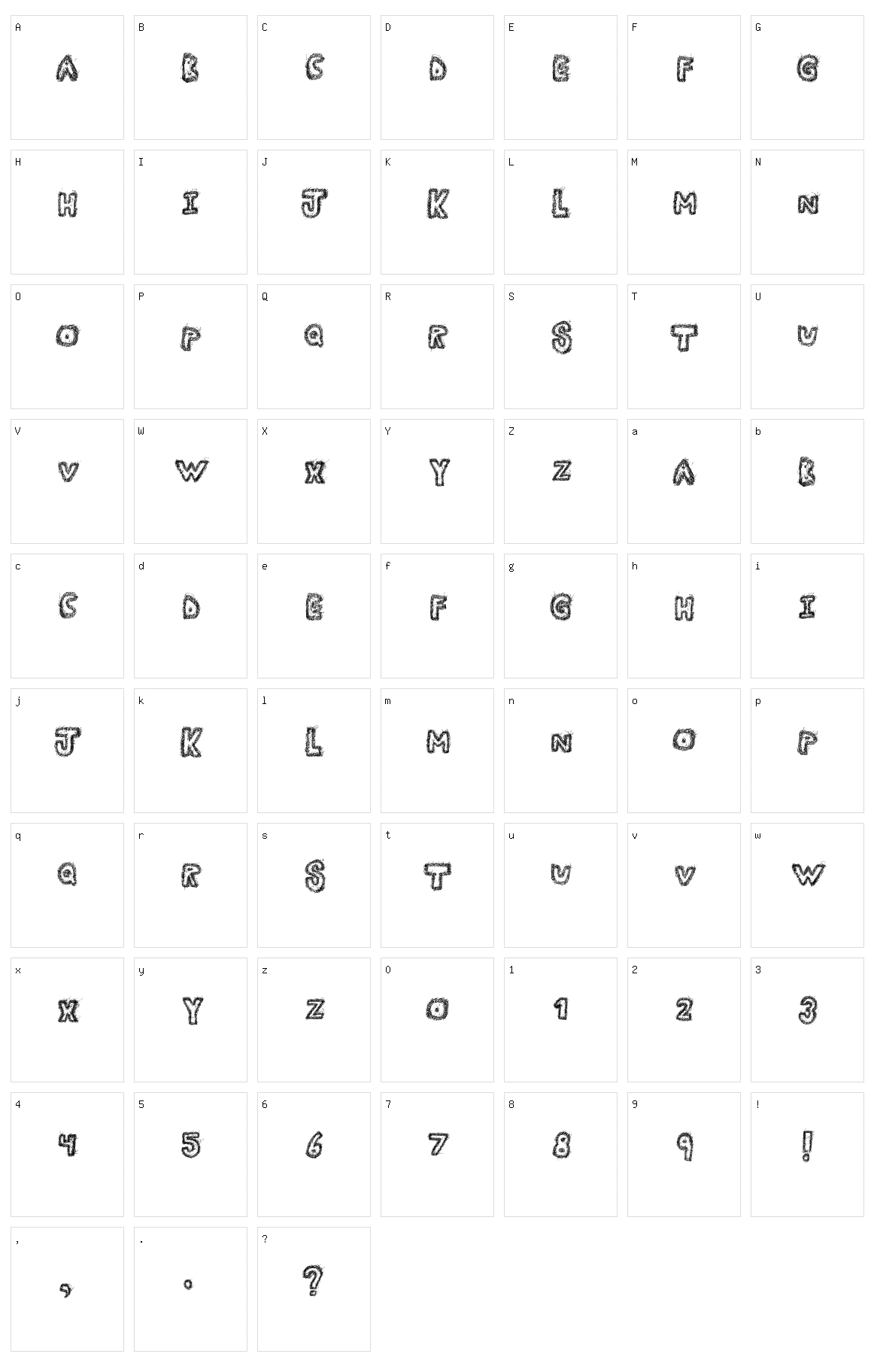 Many Fun Character Set