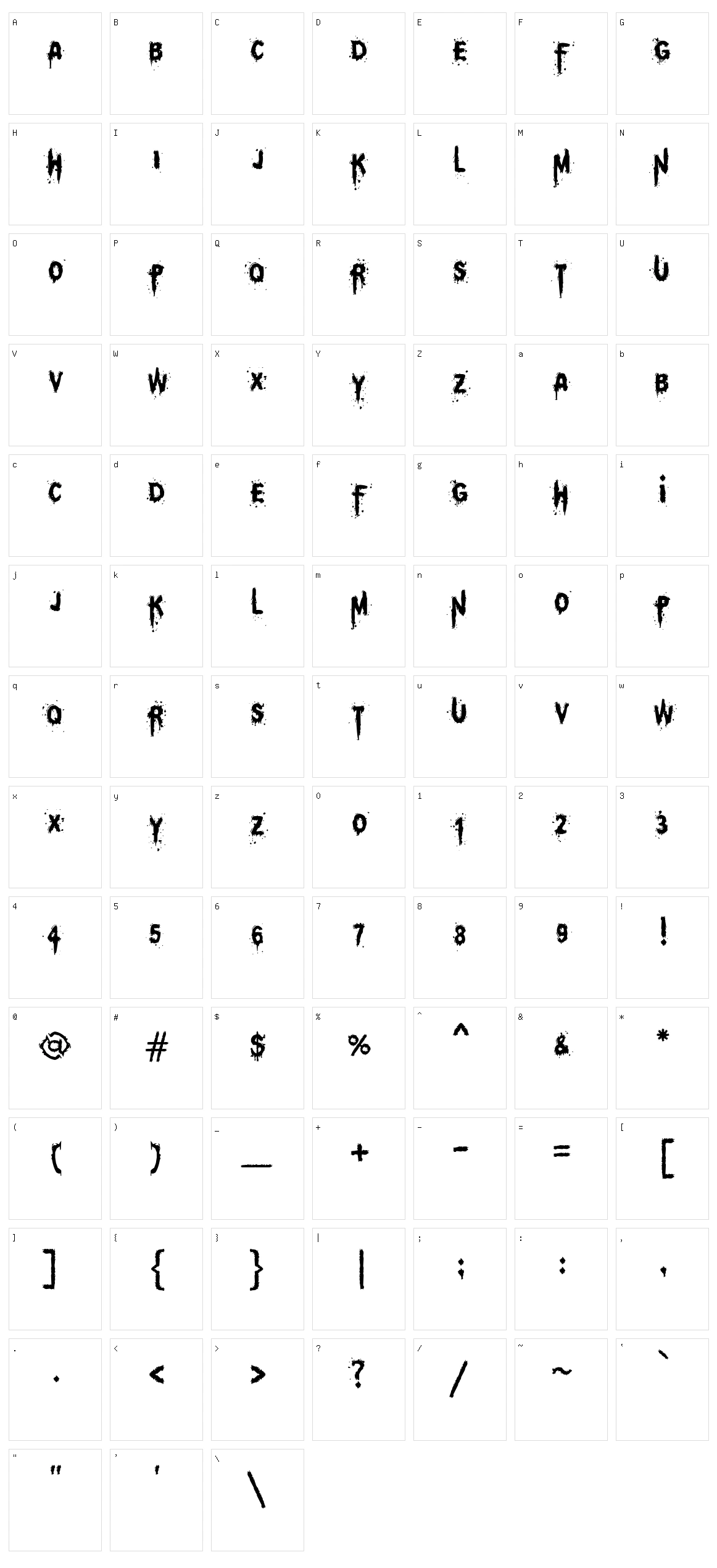 MB Think Twice Character Set