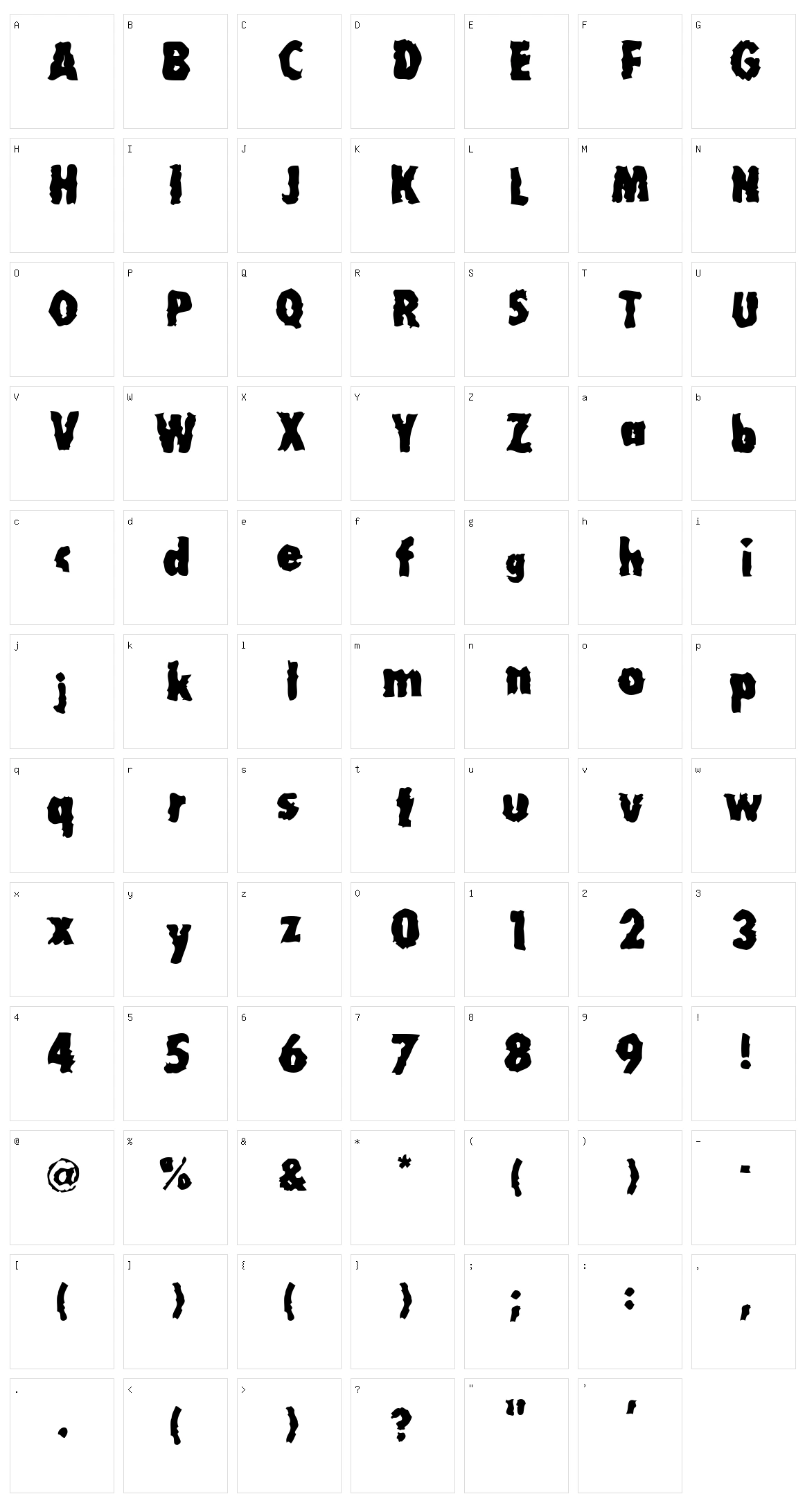 MillionAir Character Set