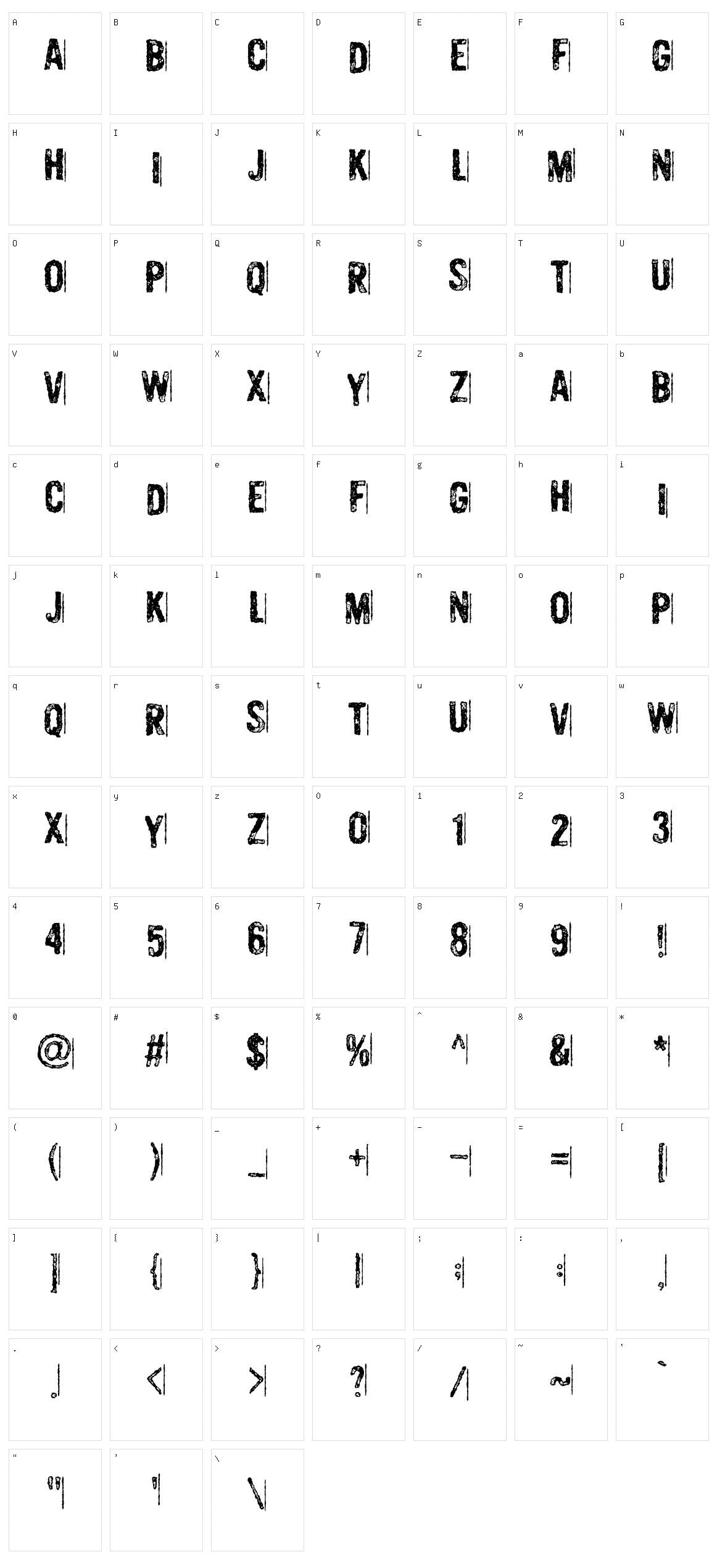 Murderous Desire Character Set