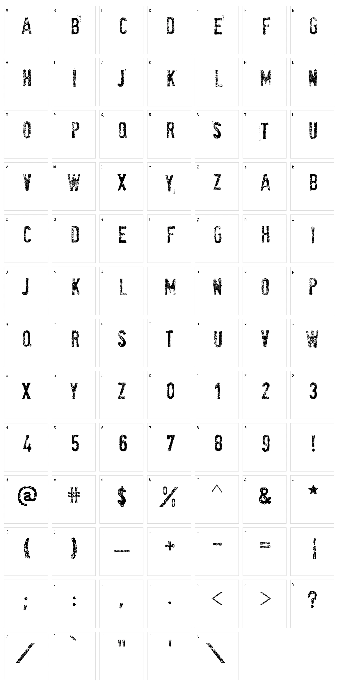 SociaL AnimaL Character Set