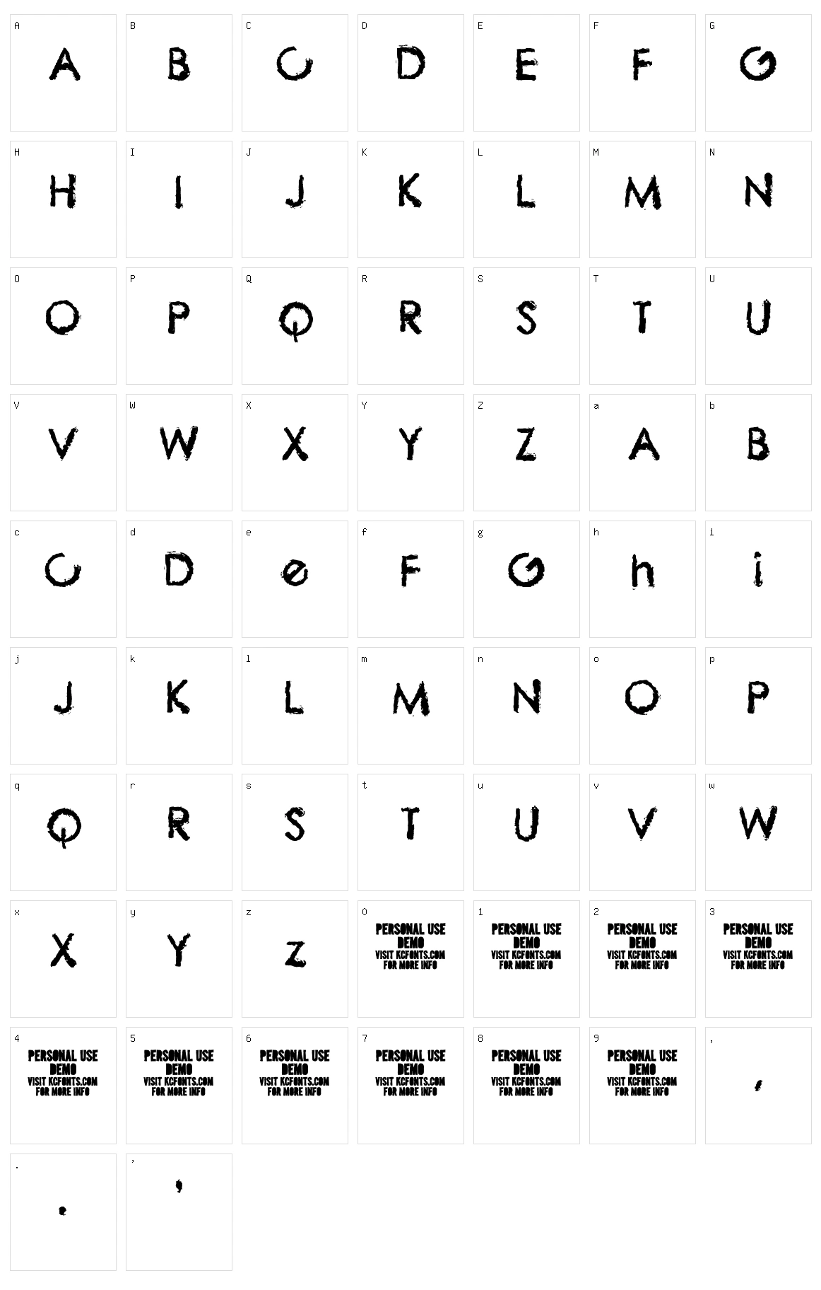 The Biz Character Set