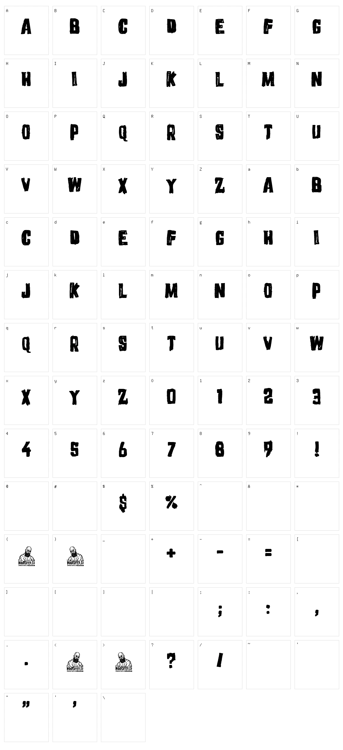 The Serial Lover Character Set