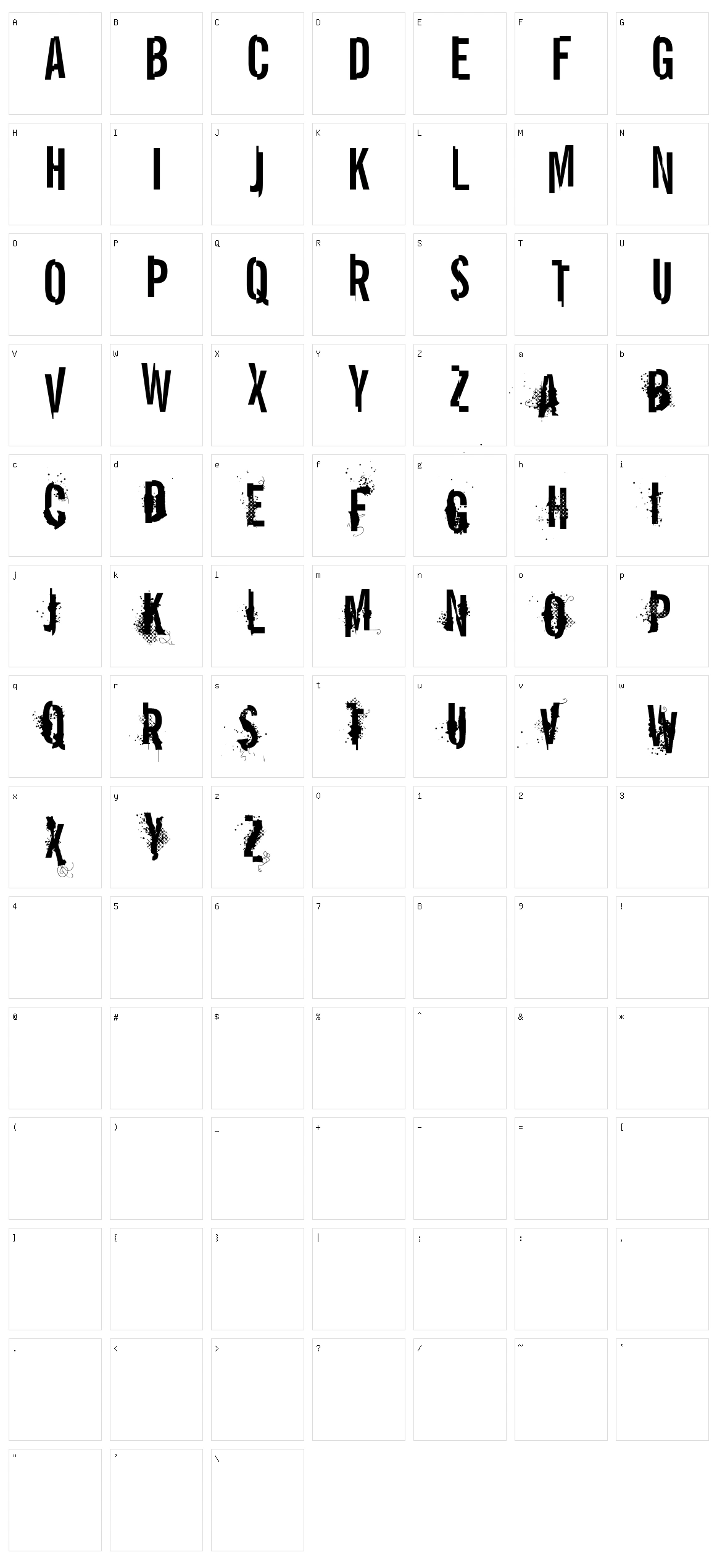 VTKS Report Error Character Set