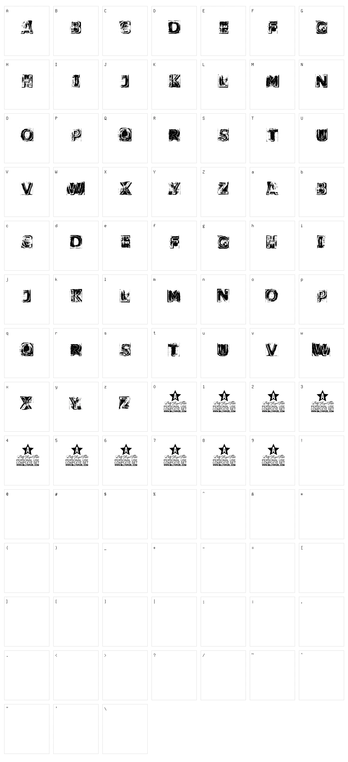 Washed Hands Character Set
