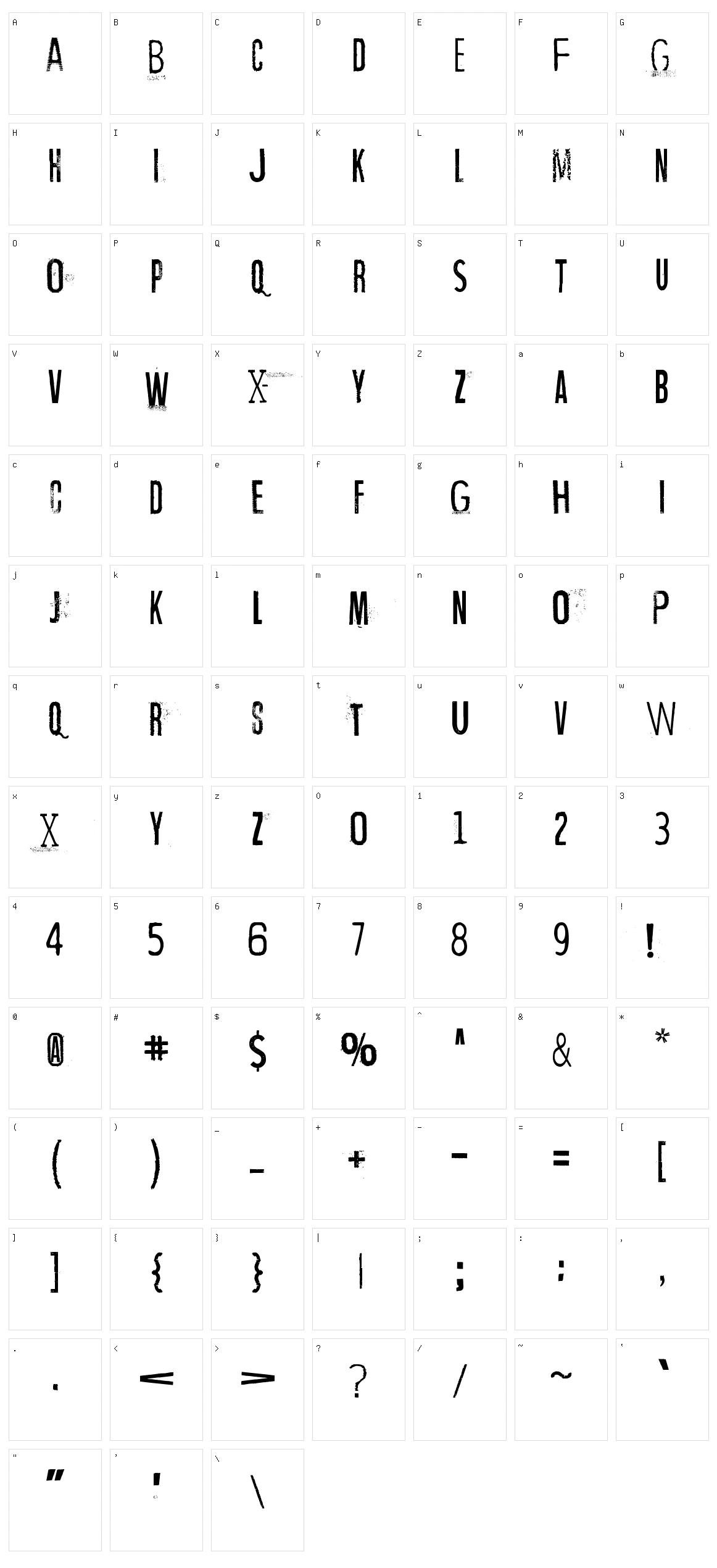 Wrong time, right place Character Set