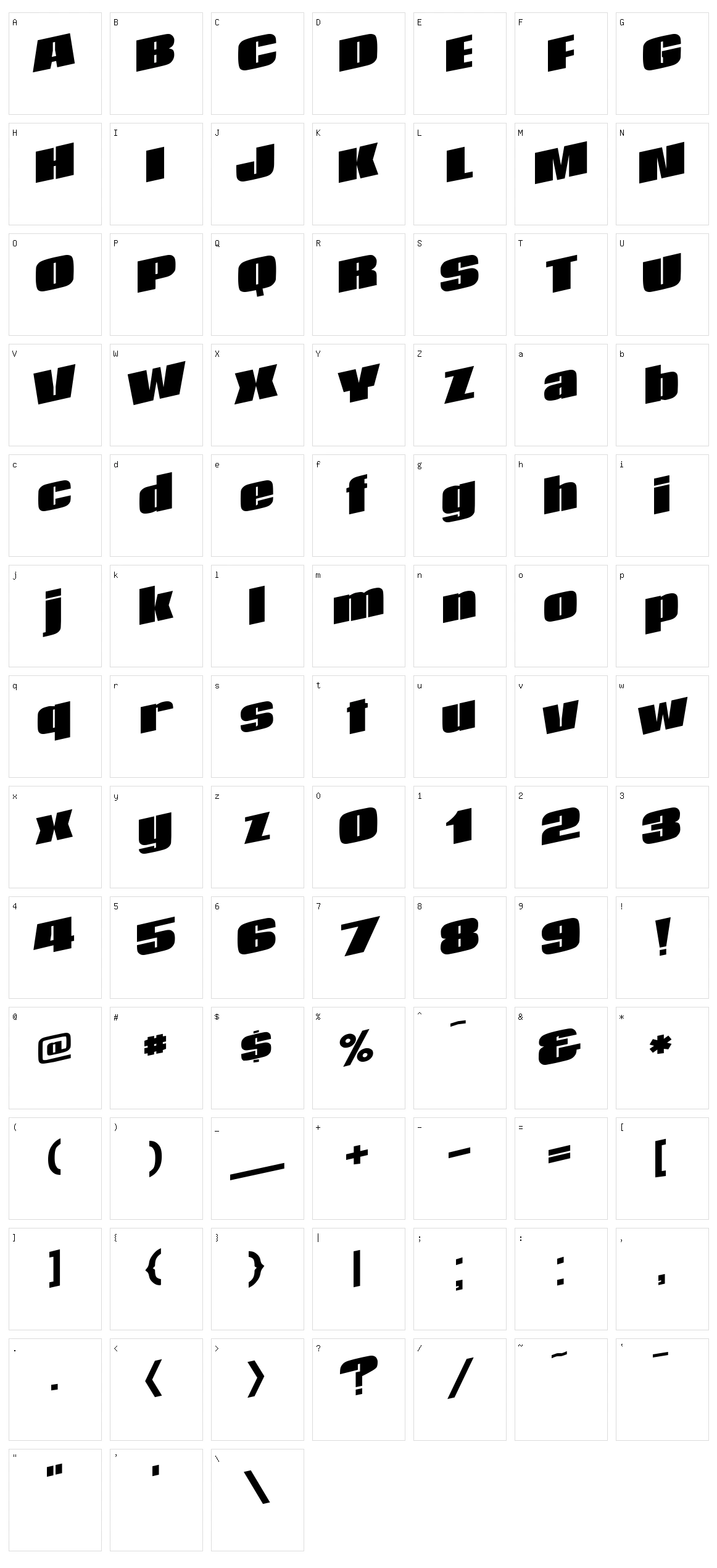 After TTNorm Character Set