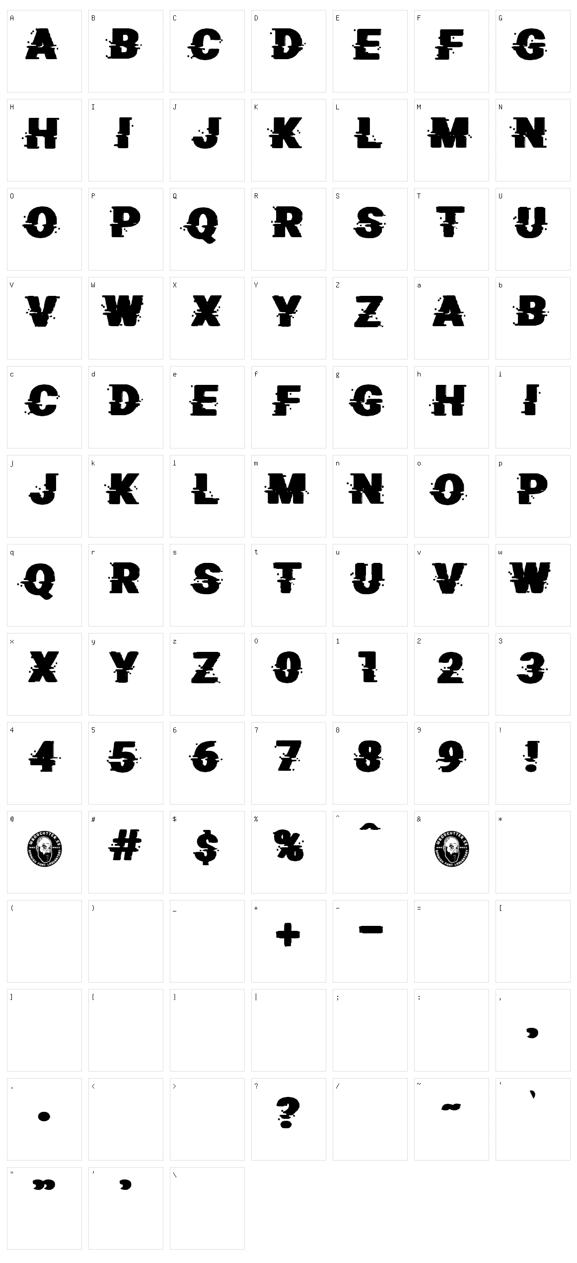 Anonymous State Character Set