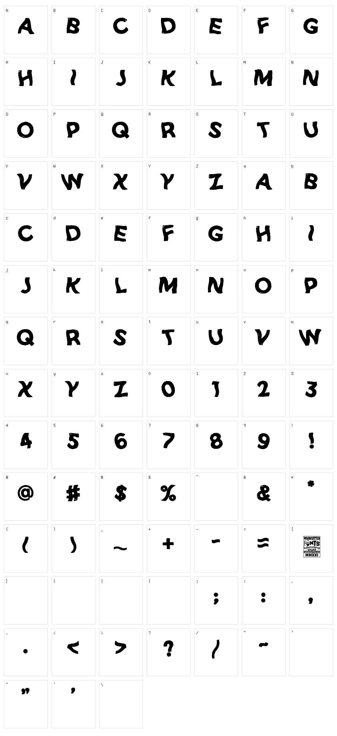 Belerofonte Character Set