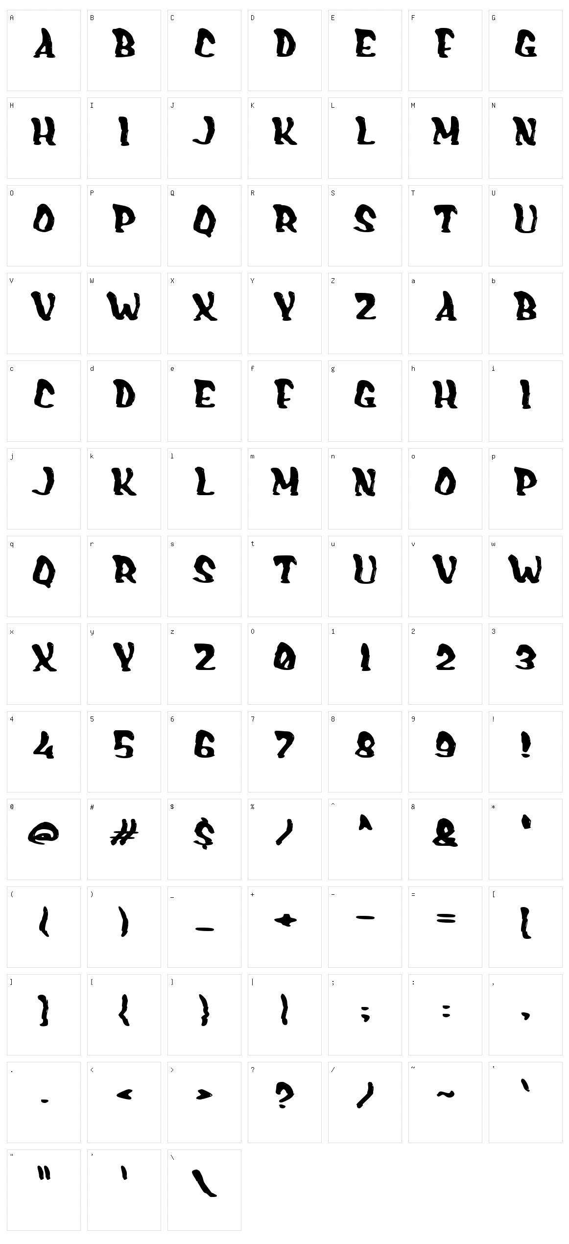 c Camkan Character Set